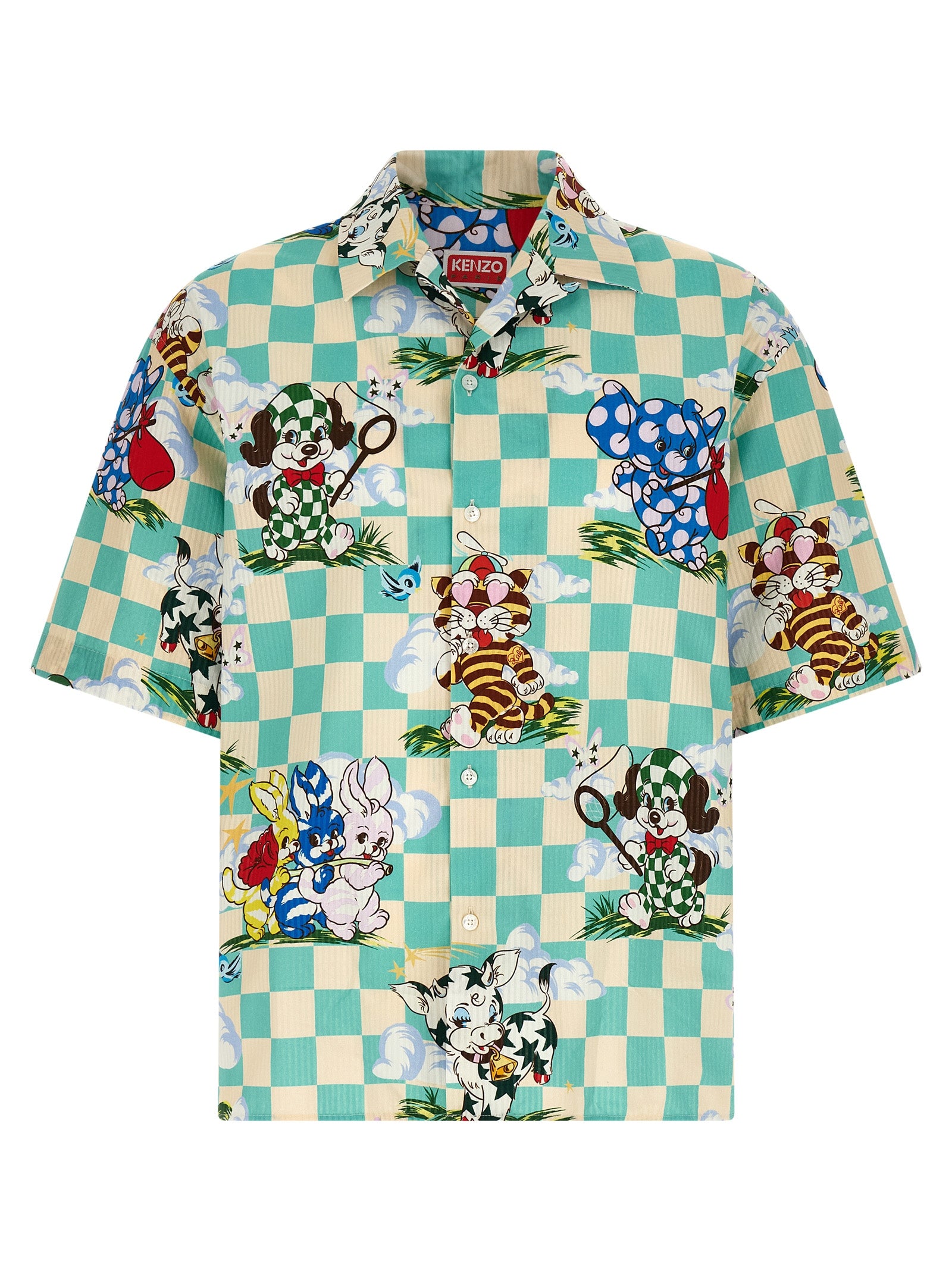 Kenzo Mehrfarbige Baumwollbluse