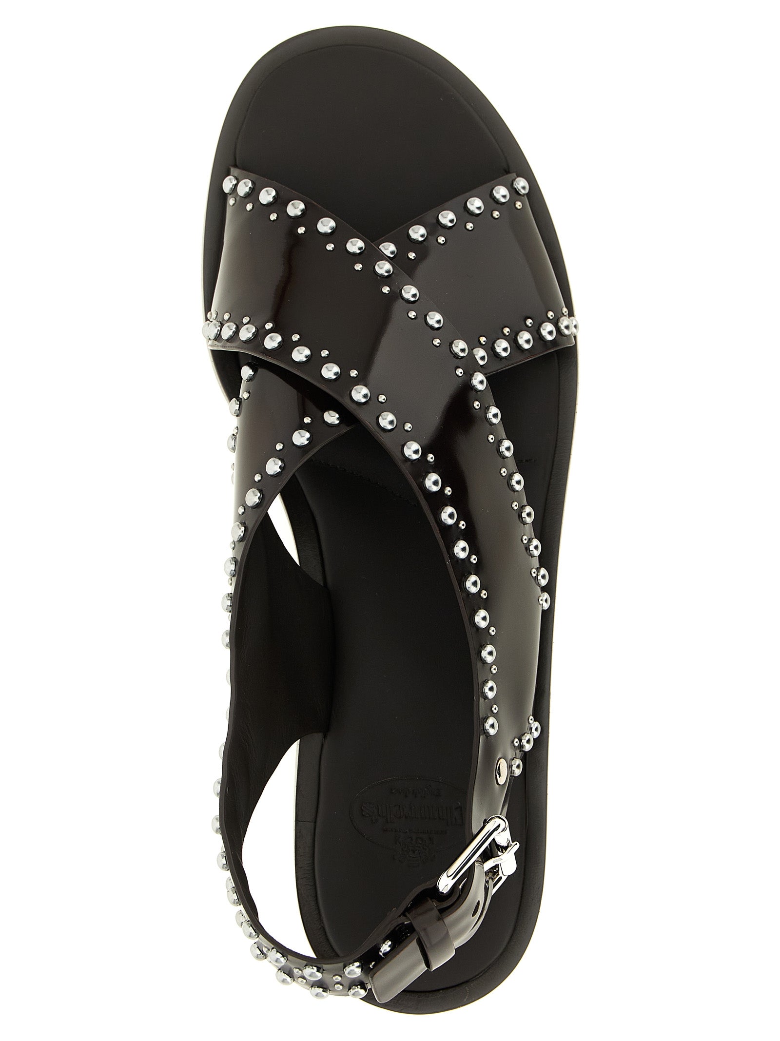 Church's Braune Sandalen aus Kalbsleder