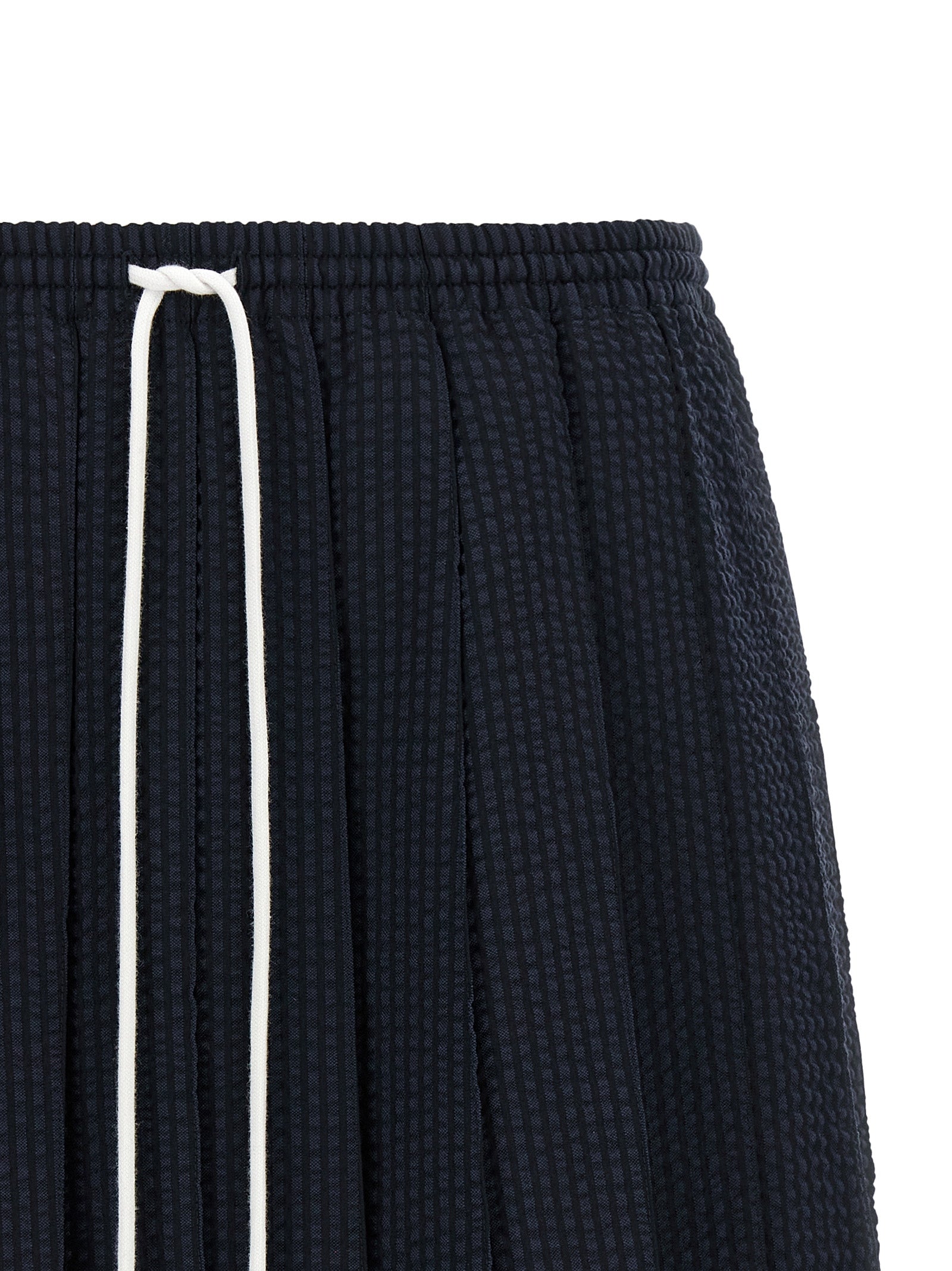 Thom Browne Blaue Woll-Maxirock