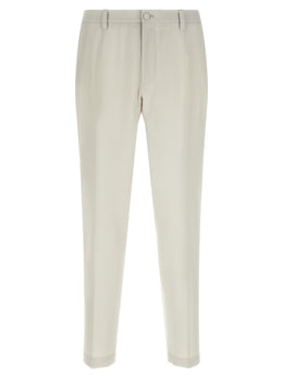 Dolce & Gabbana Beige Virgin Wool Anzughose
