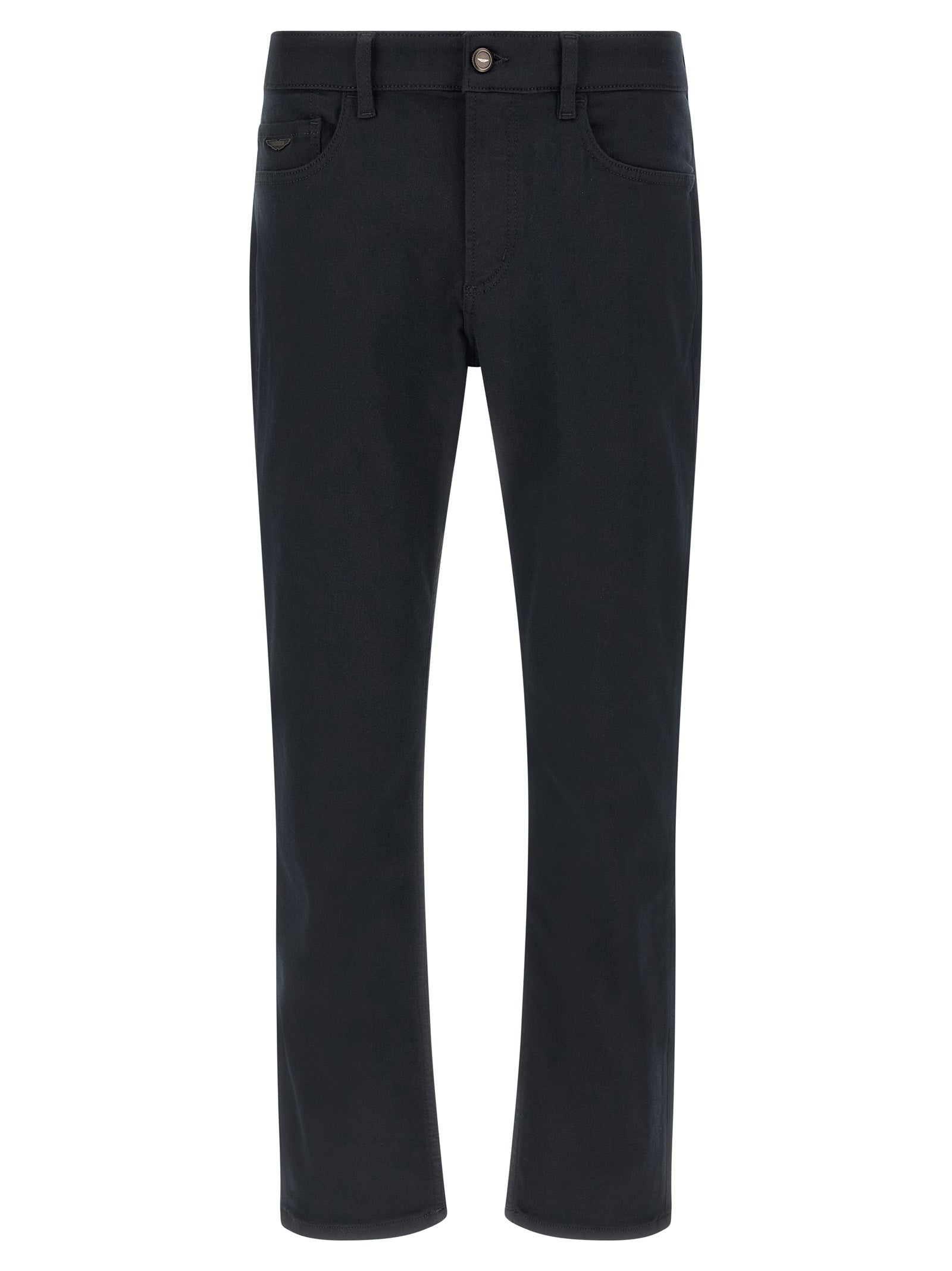 Hugo Boss Blaue Jeans mit geradem Bein aus Polyester