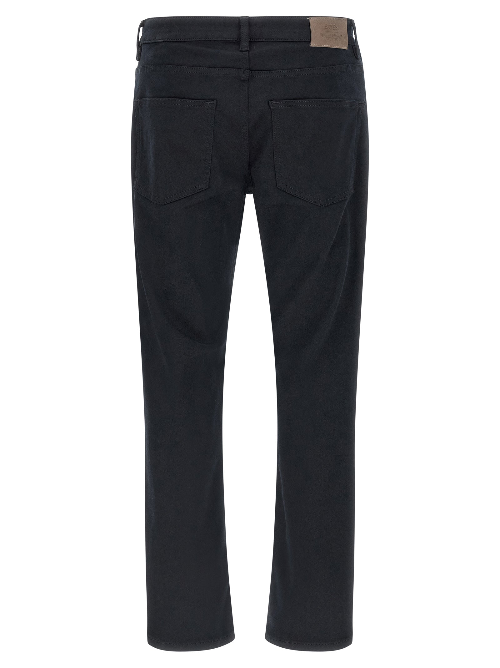Hugo Boss Blaue Jeans mit geradem Bein aus Polyester