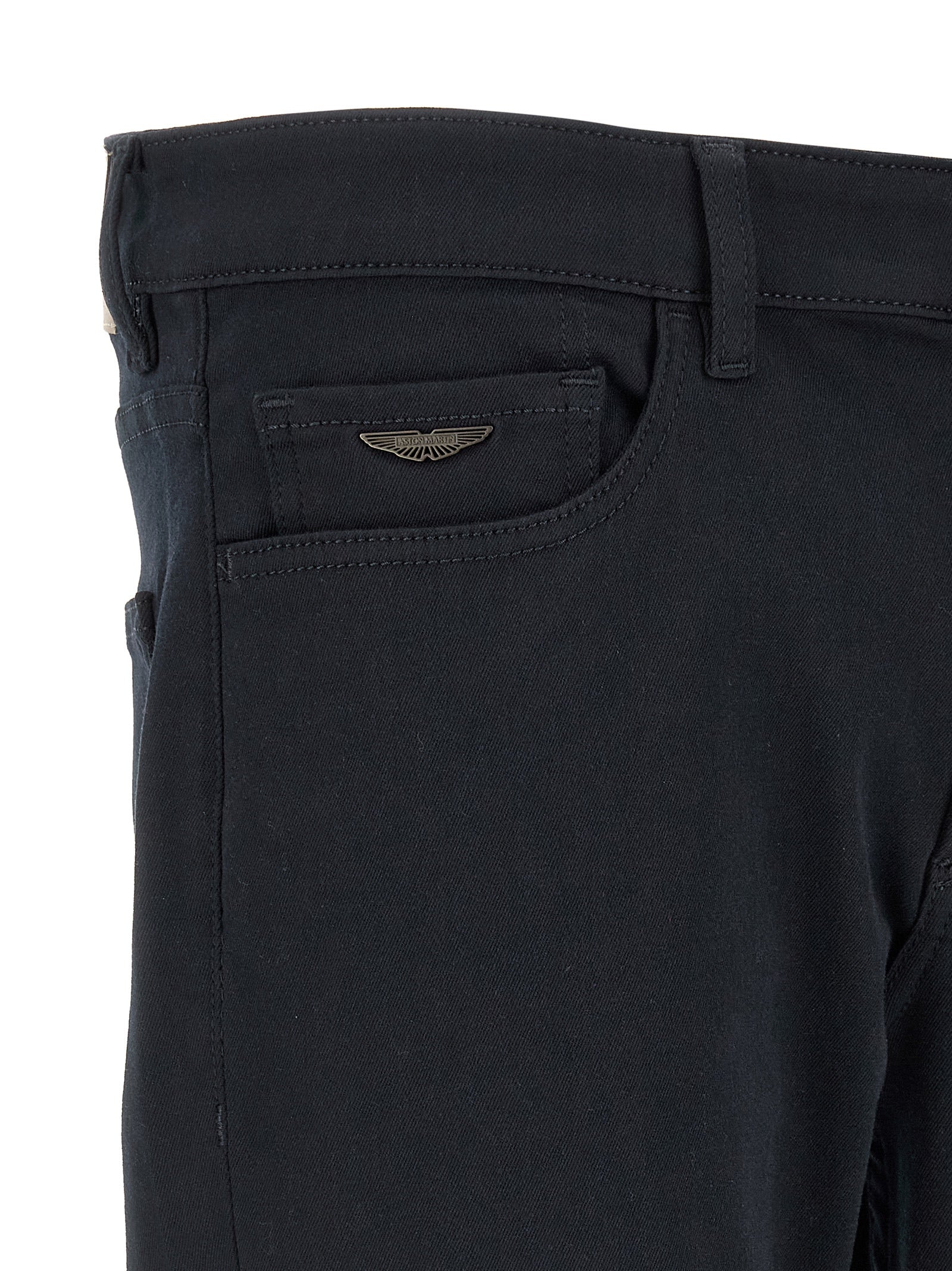 Hugo Boss Blaue Jeans mit geradem Bein aus Polyester