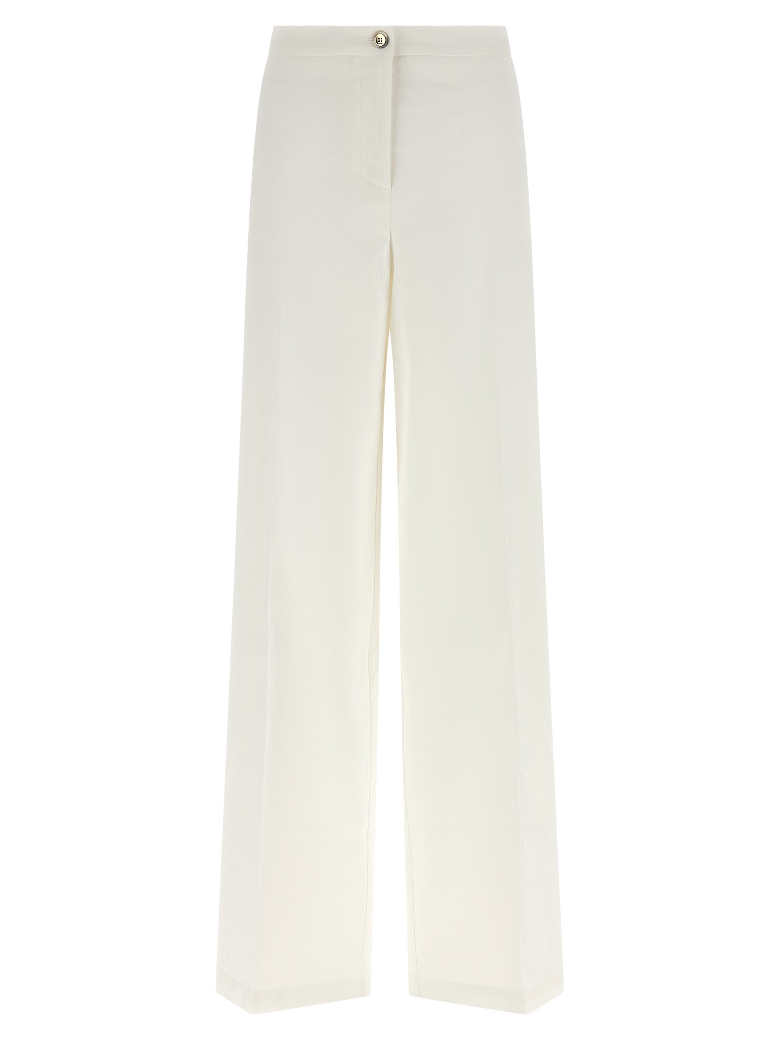 PINKO Weiße Leinen-Freizeithose
