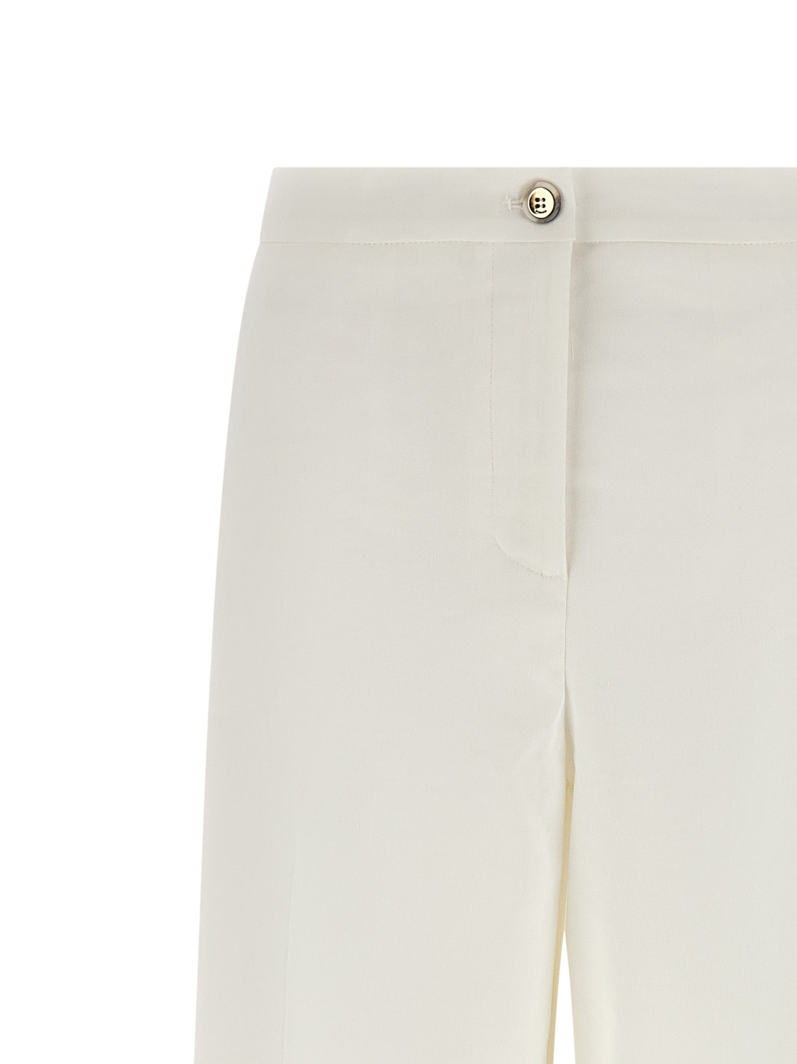 PINKO Weiße Leinen-Freizeithose