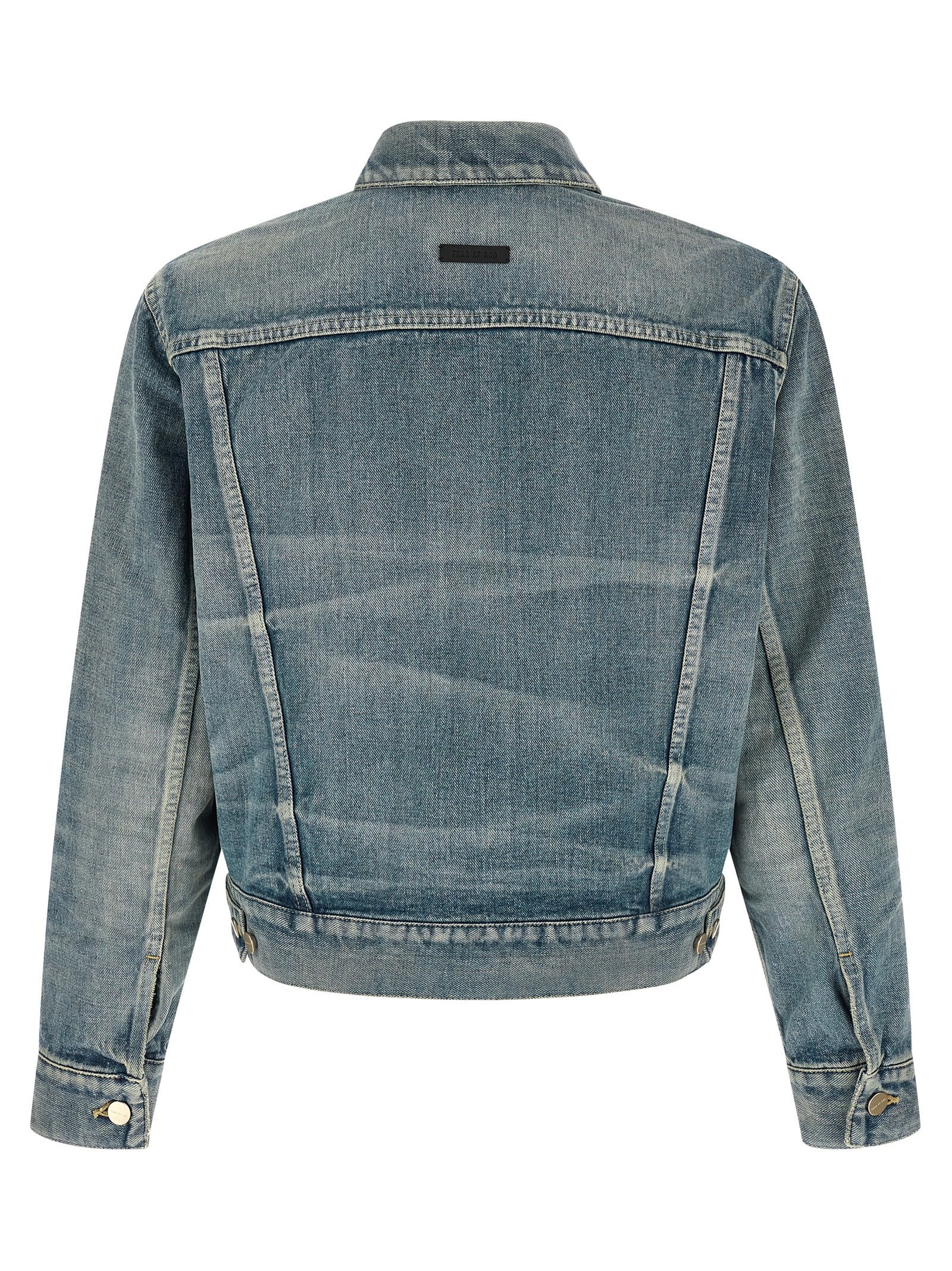 Fear Of God Blaue Jeansjacke aus Baumwolle