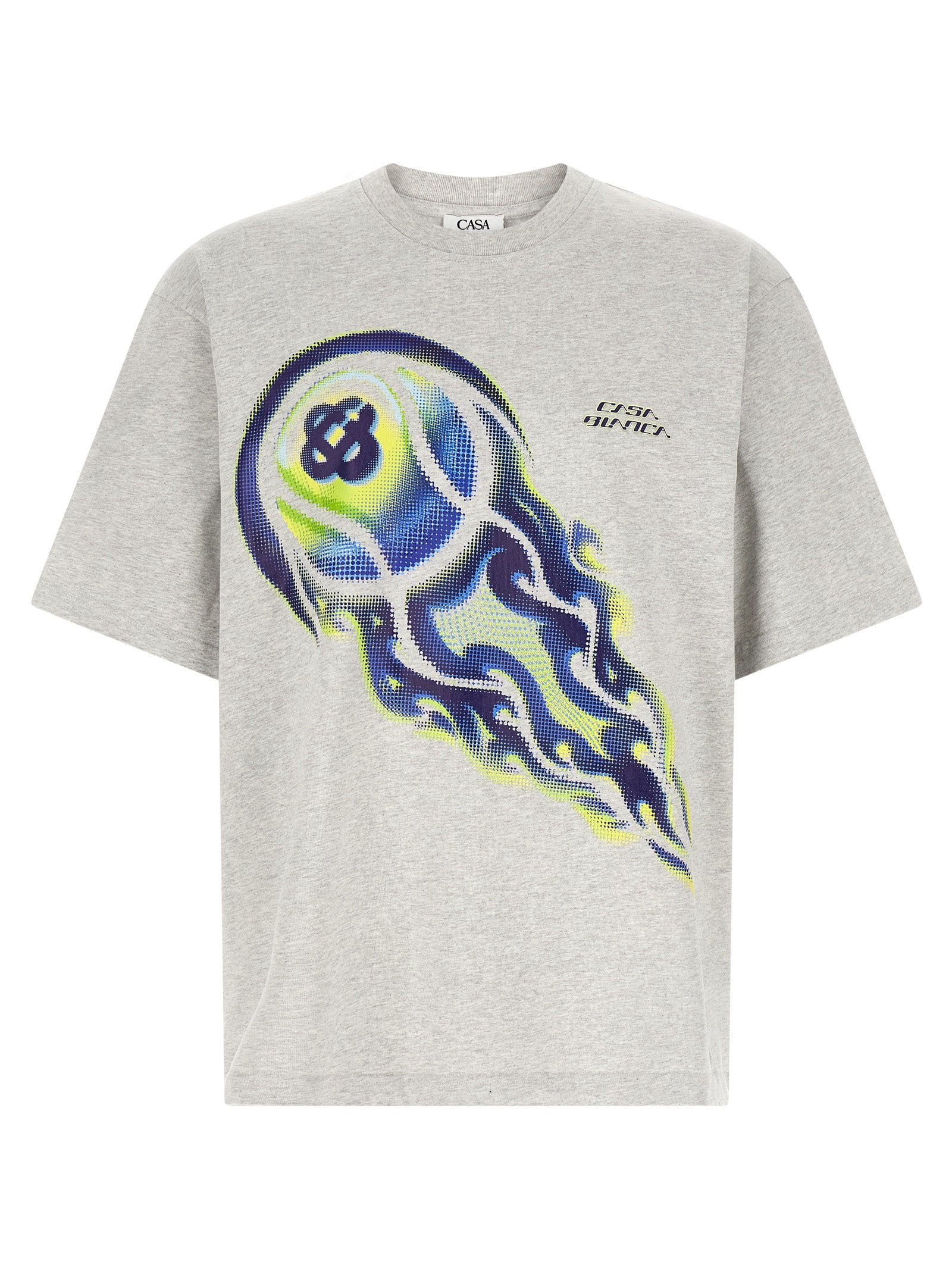 Casablanca Graues Bio-Baumwoll-T-Shirt