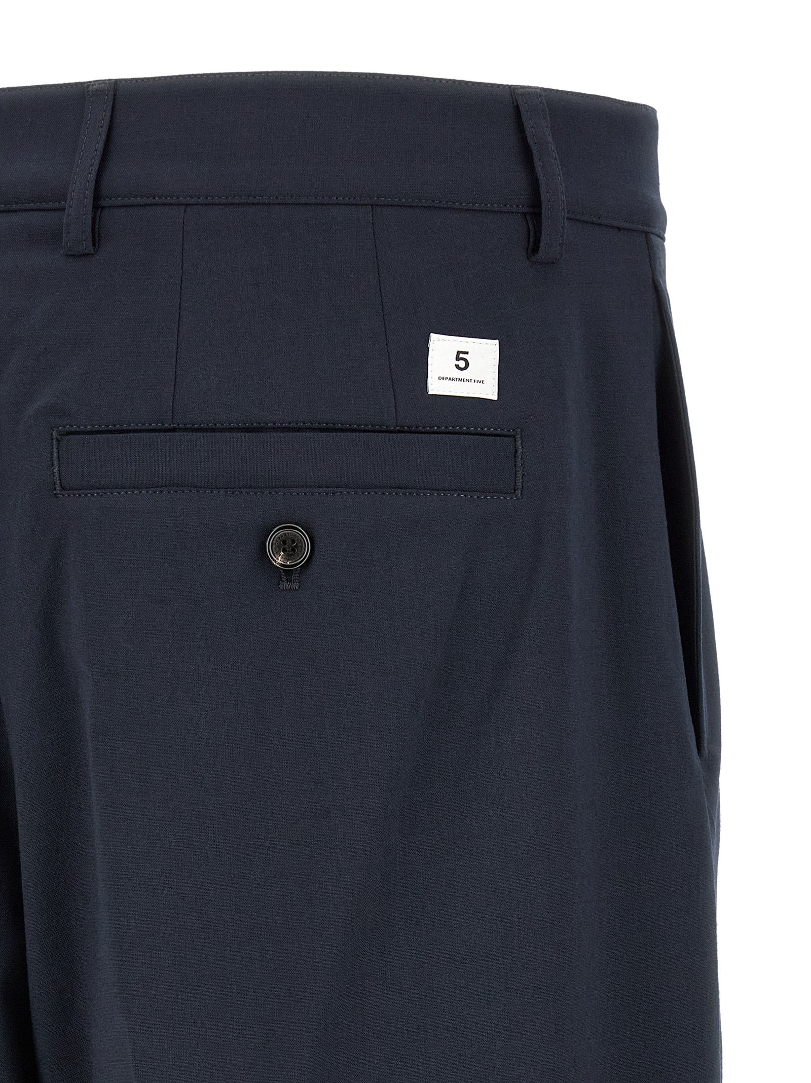Department 5 Blaue Chinohose aus Polyester