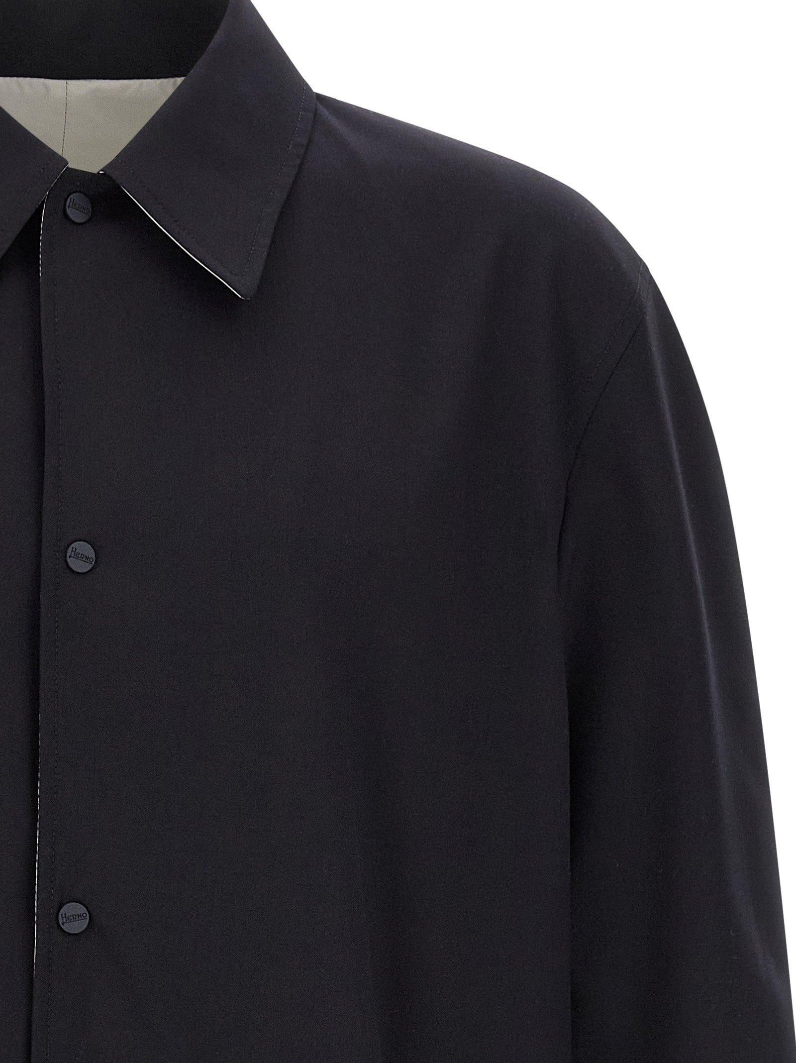 Herno Mehrfarbiger Polyester-Mantel