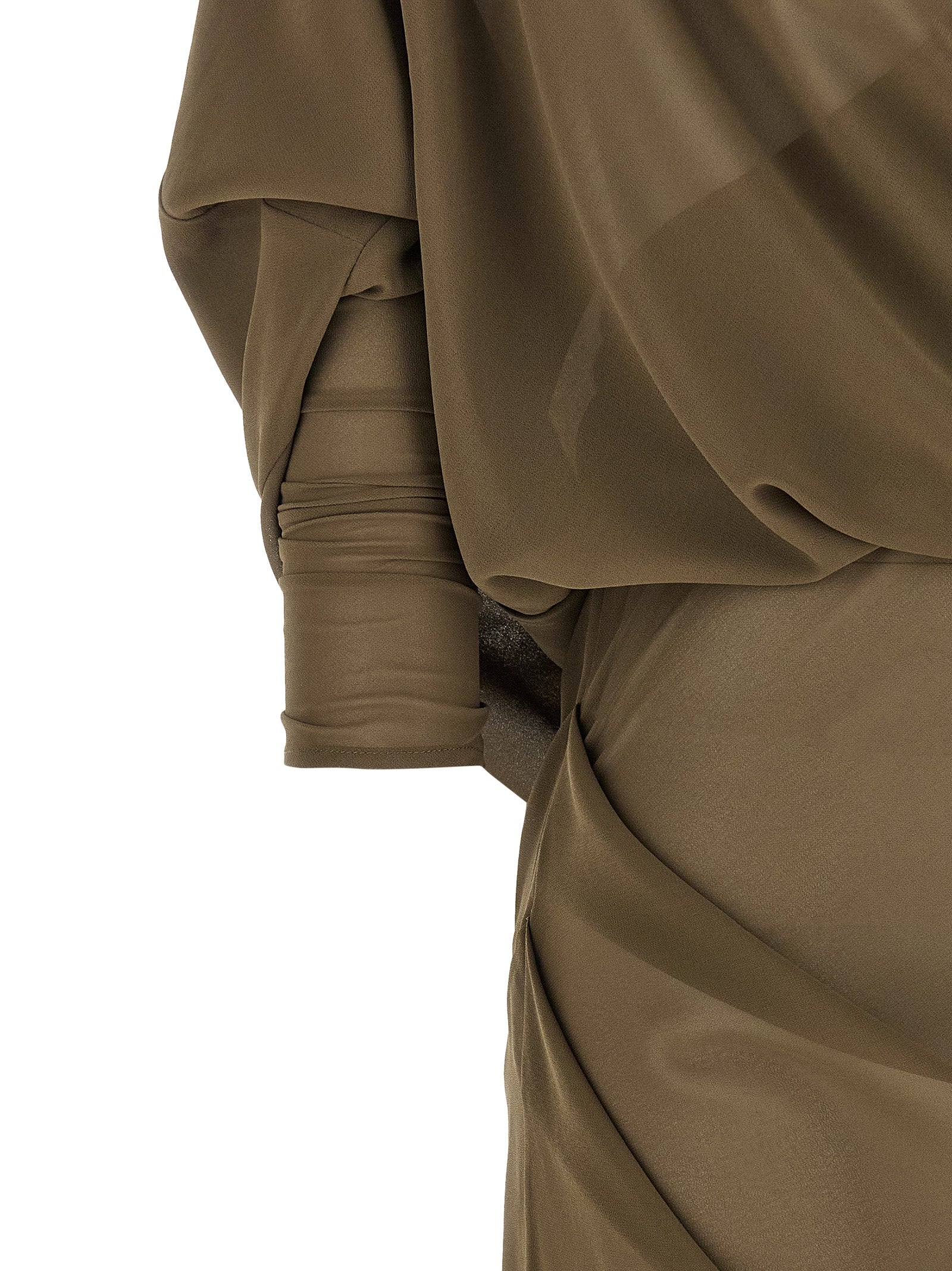 Entire Studios Zweifarbige Polyester-Maxikleid