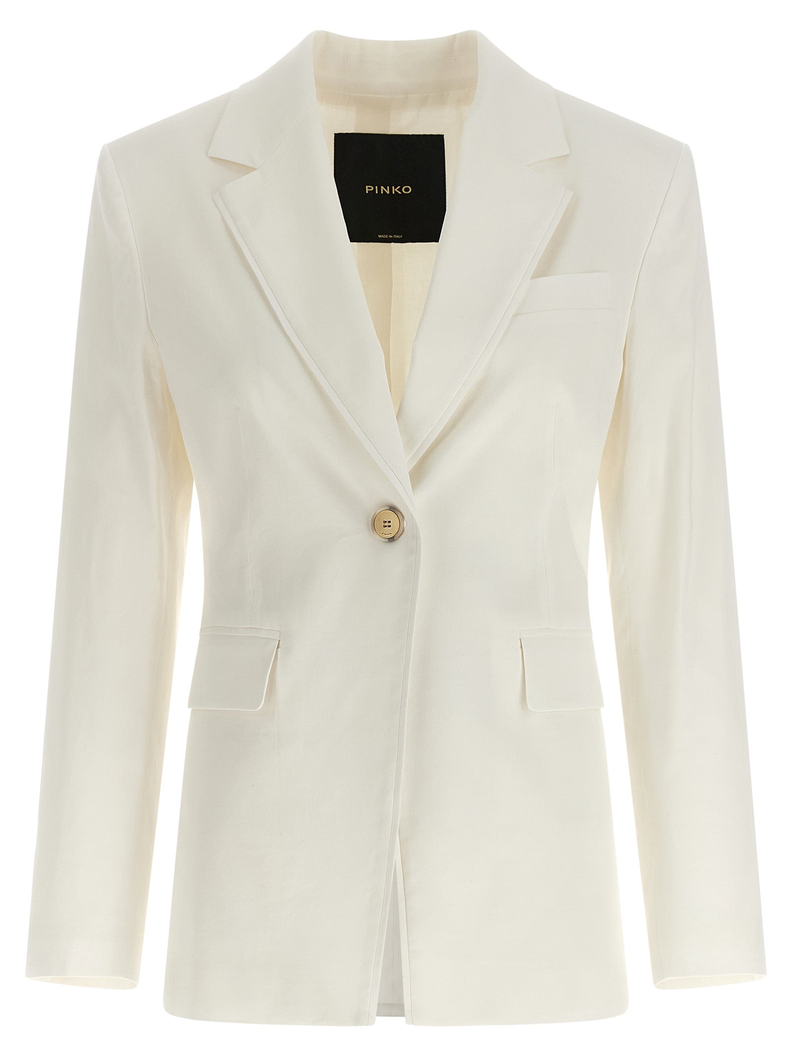 PINKO Weißer Leinenblazer