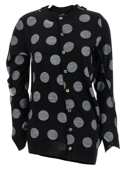 Junya Watanabe Zweifarbige Wollstrickjacke