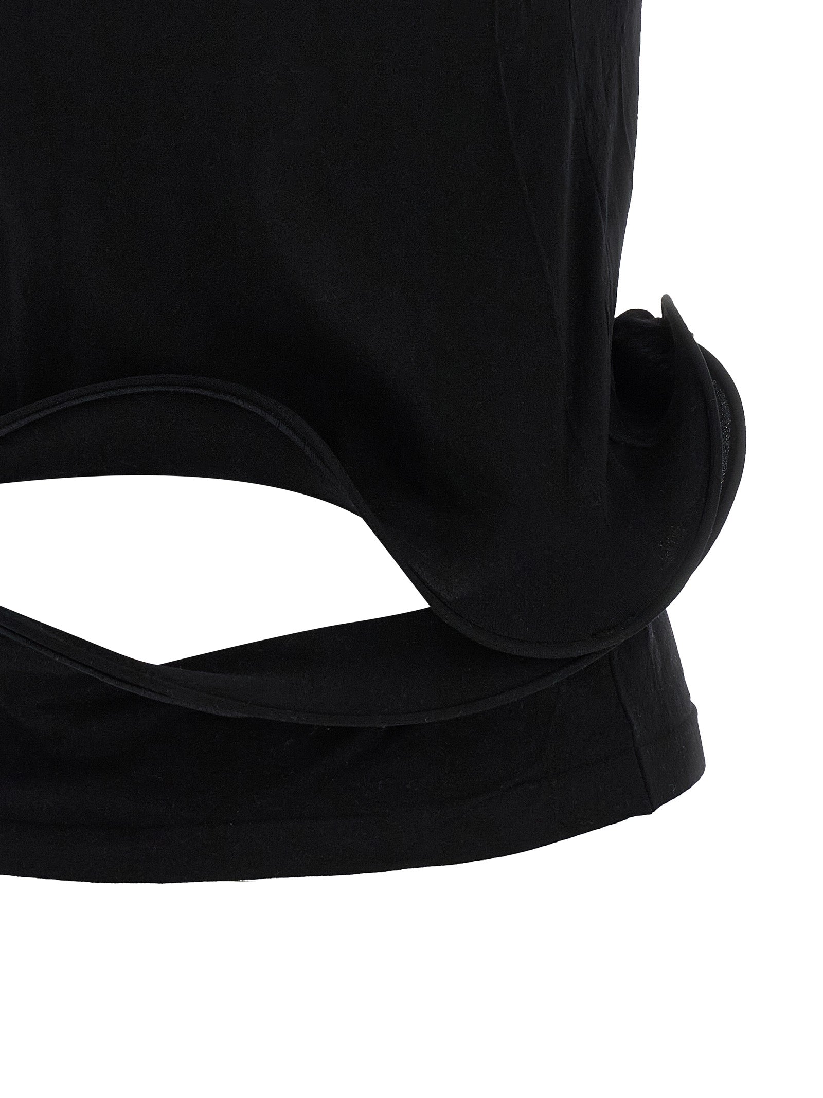 Junya Watanabe Schwarzes T-Shirt aus Nylon
