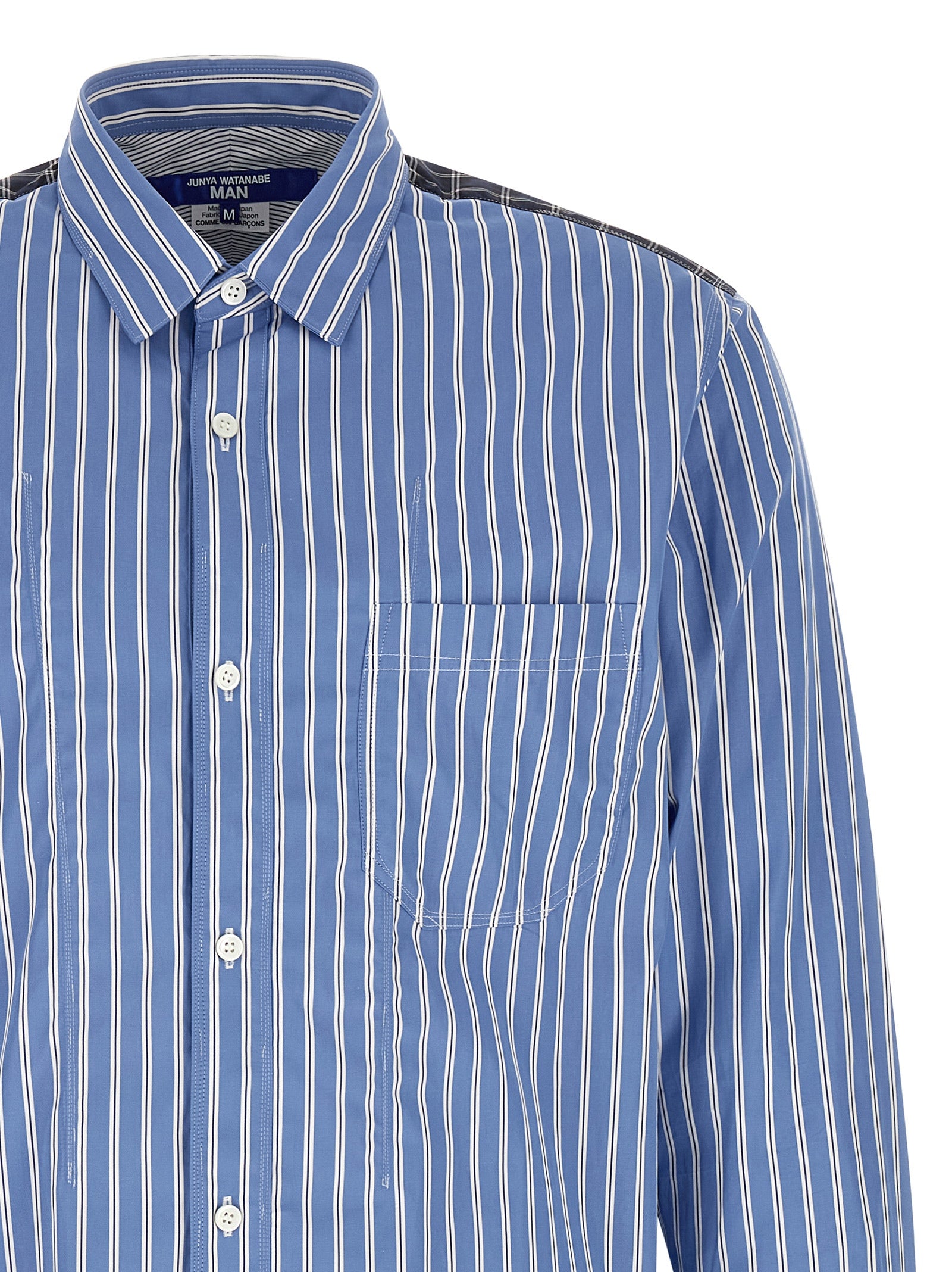 Junya Watanabe Blaue Baumwollbluse