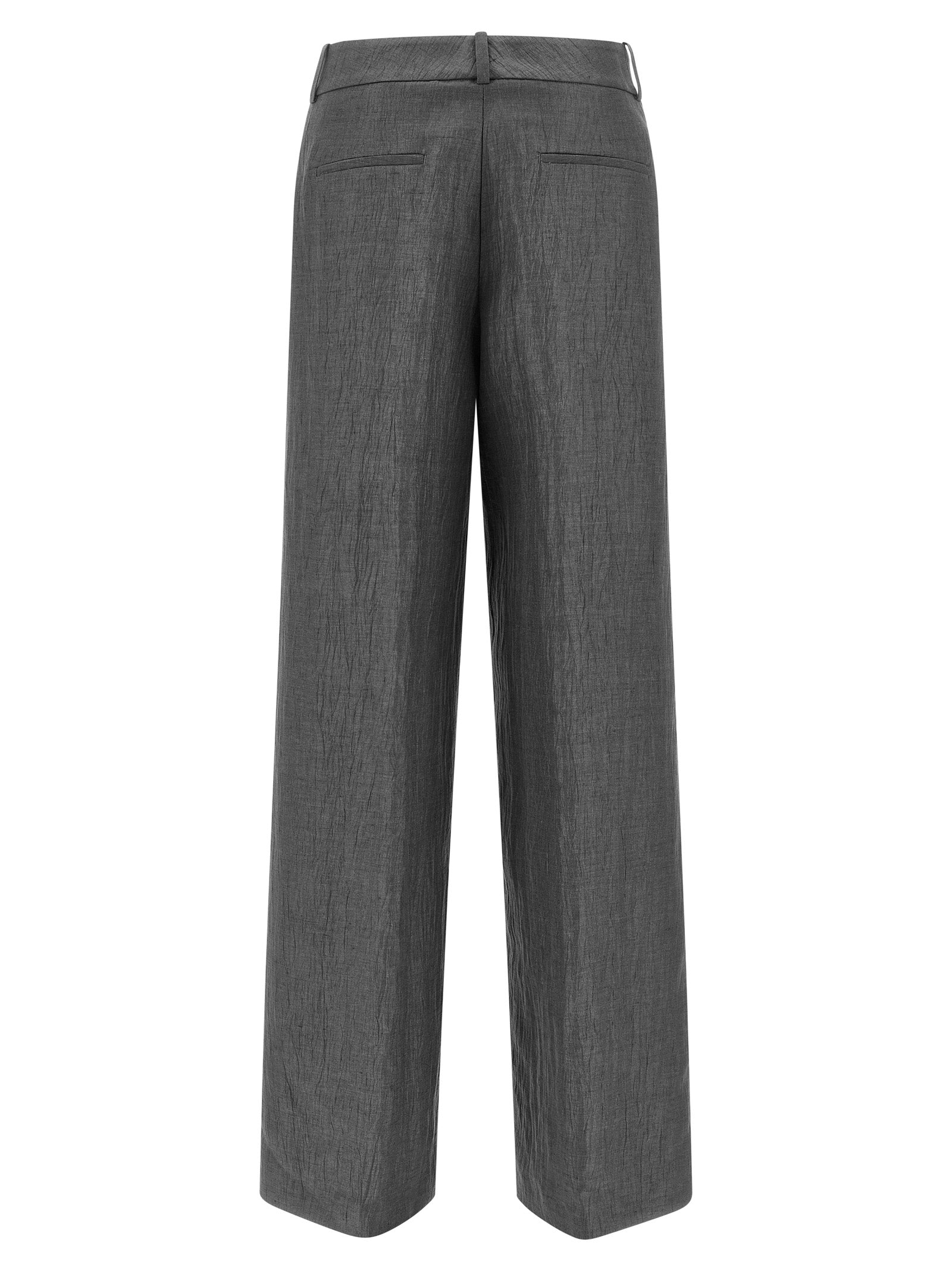 Peserico Braune Leinenhose