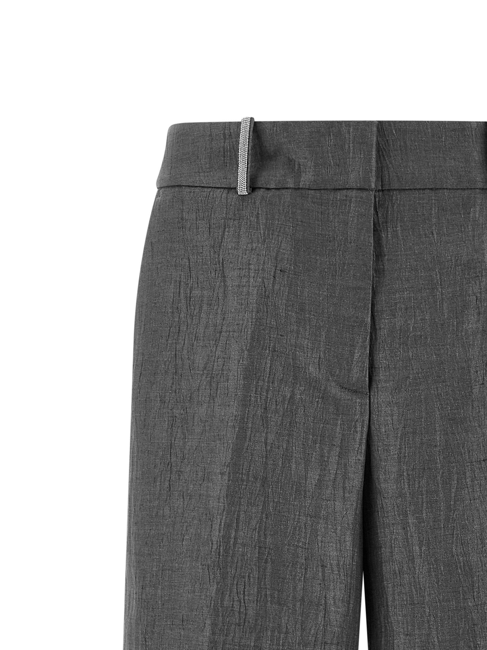 Peserico Braune Leinenhose