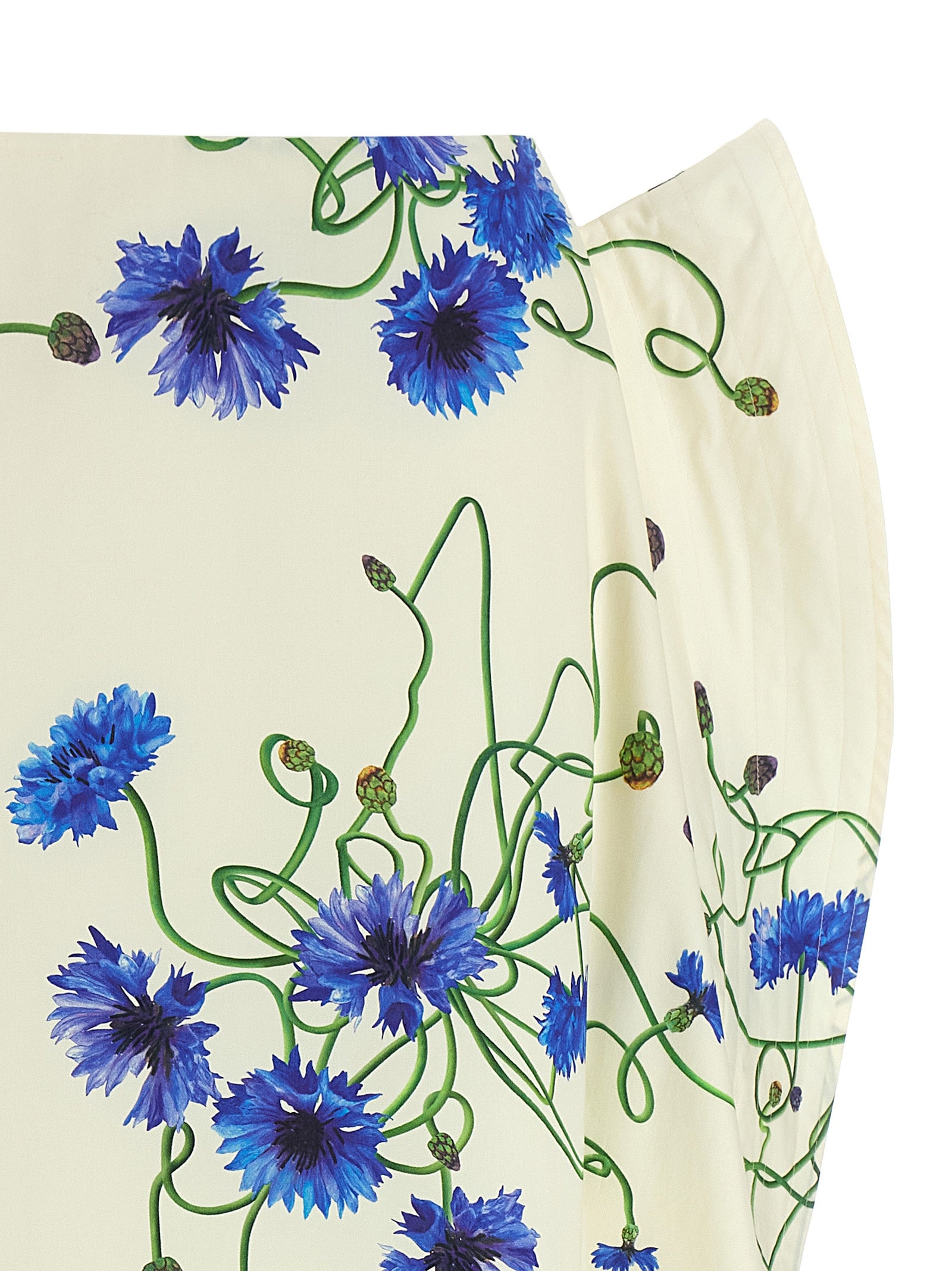 Stella McCartney Blaue Baumwoll-Minirock