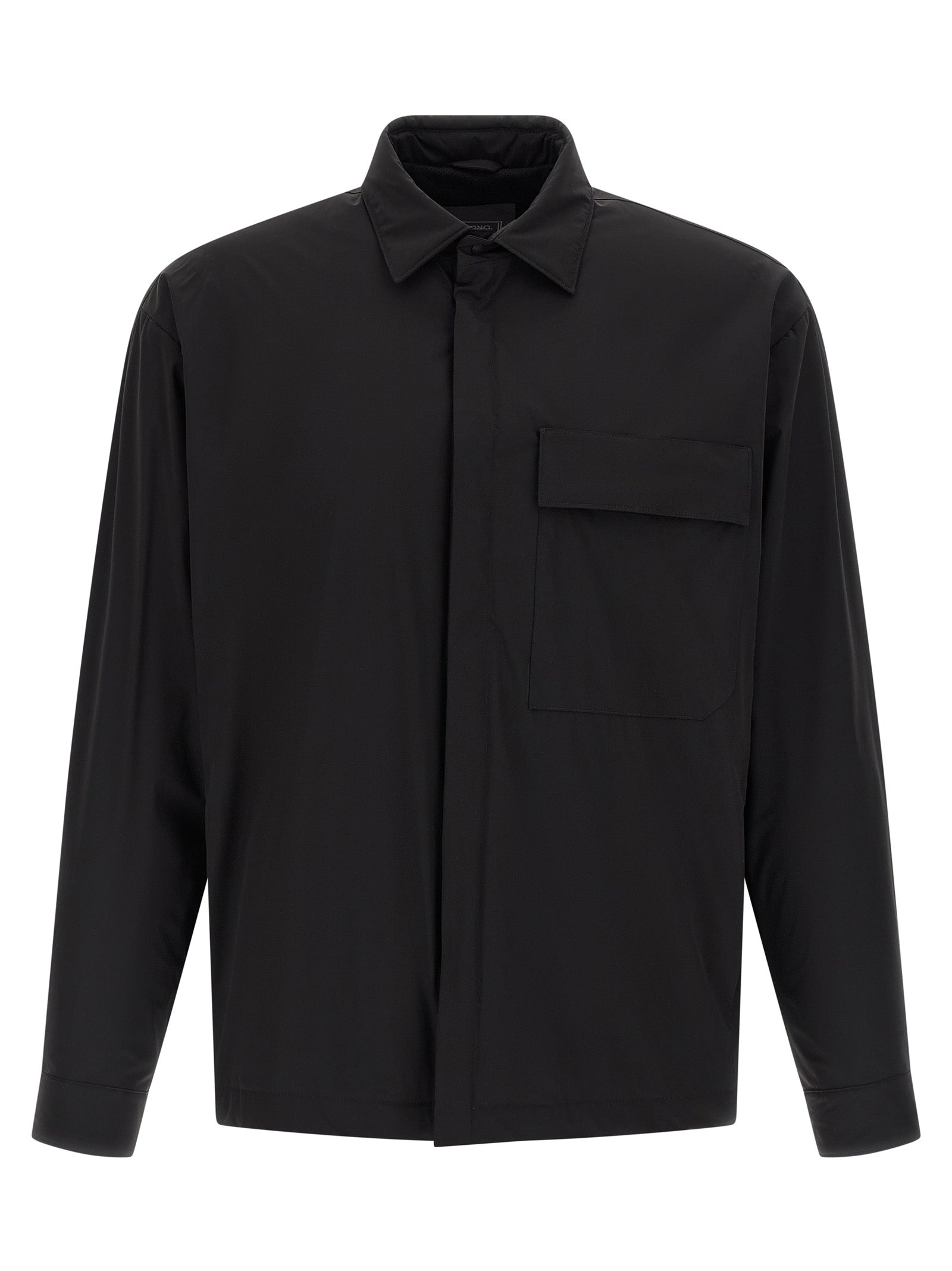 Herno Schwarze Polyamid-Shell-Jacke