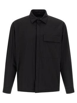 Herno Schwarze Polyamid-Shell-Jacke