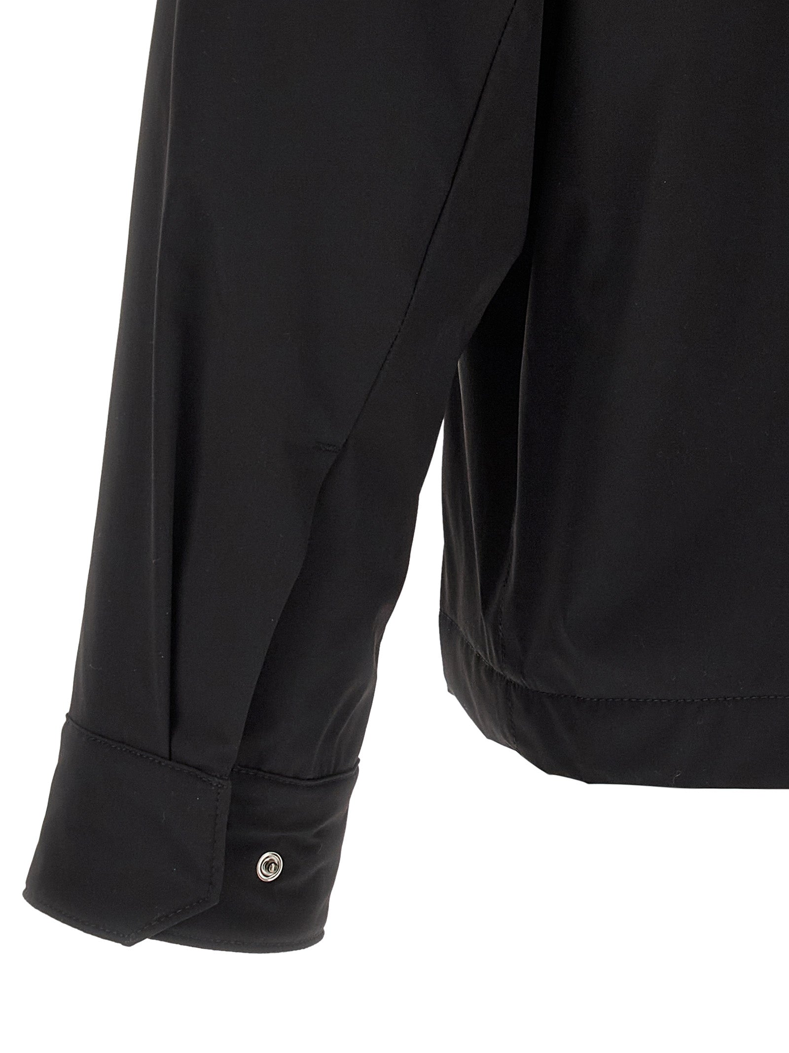 Herno Schwarze Polyamid-Shell-Jacke