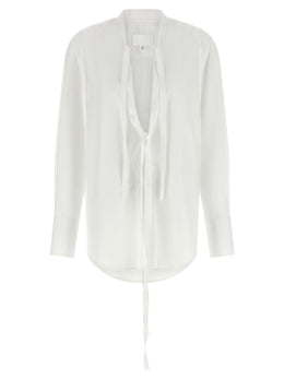 Maison Margiela Weiße Baumwollbluse