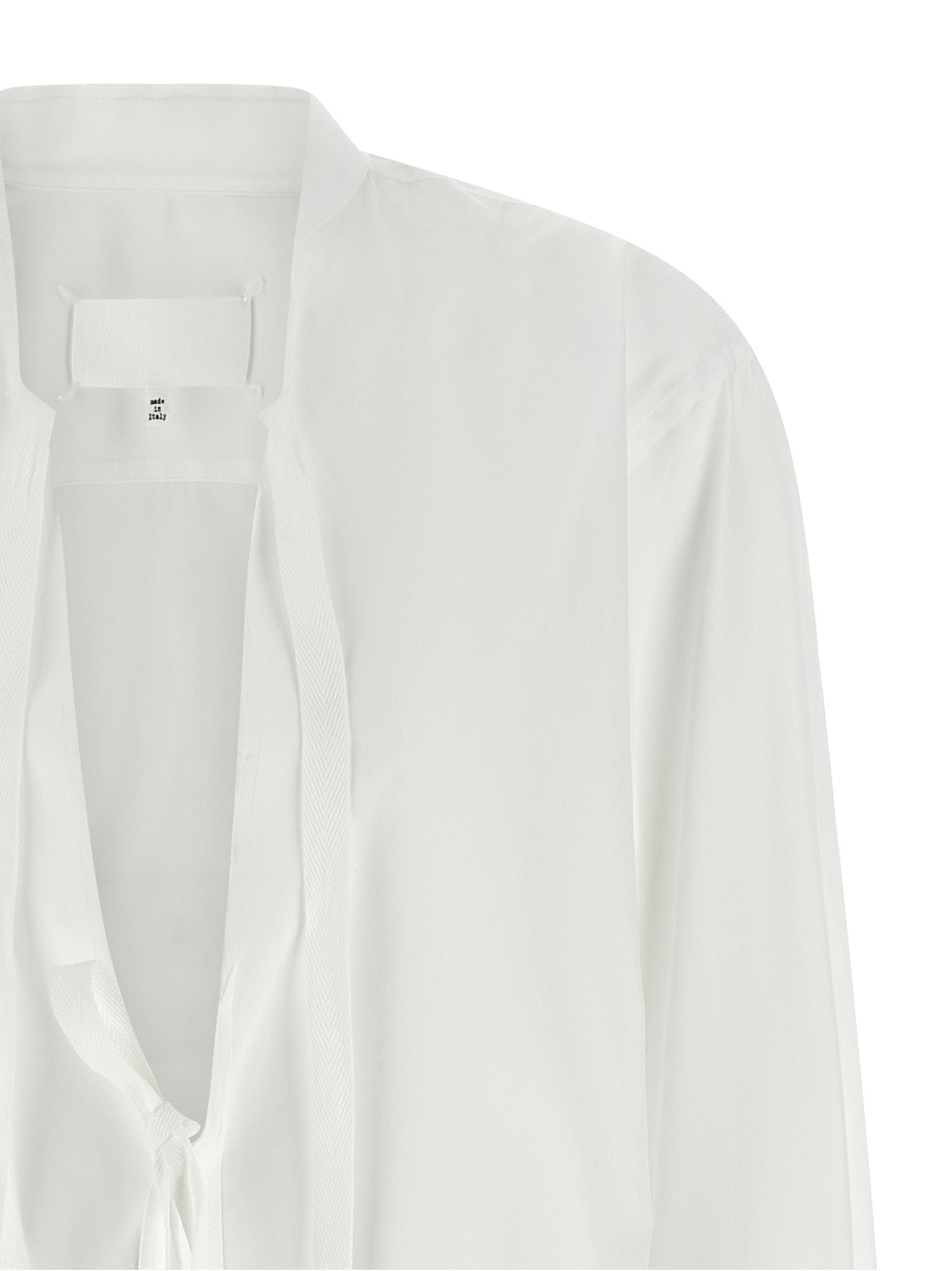 Maison Margiela Weiße Baumwollbluse