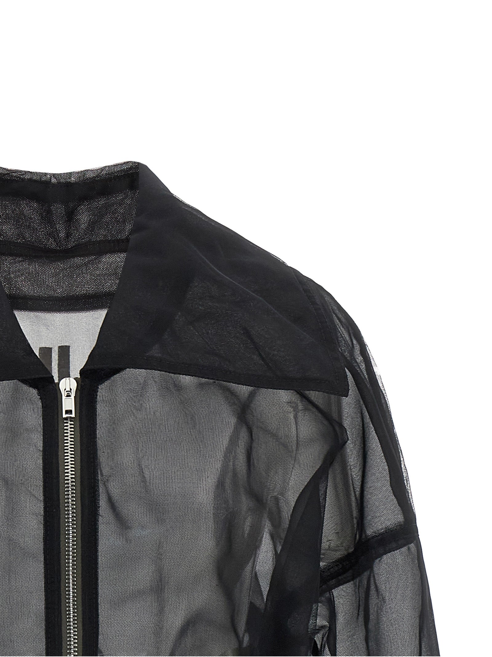 Rick Owens Schwarzer Nylon-Bomber