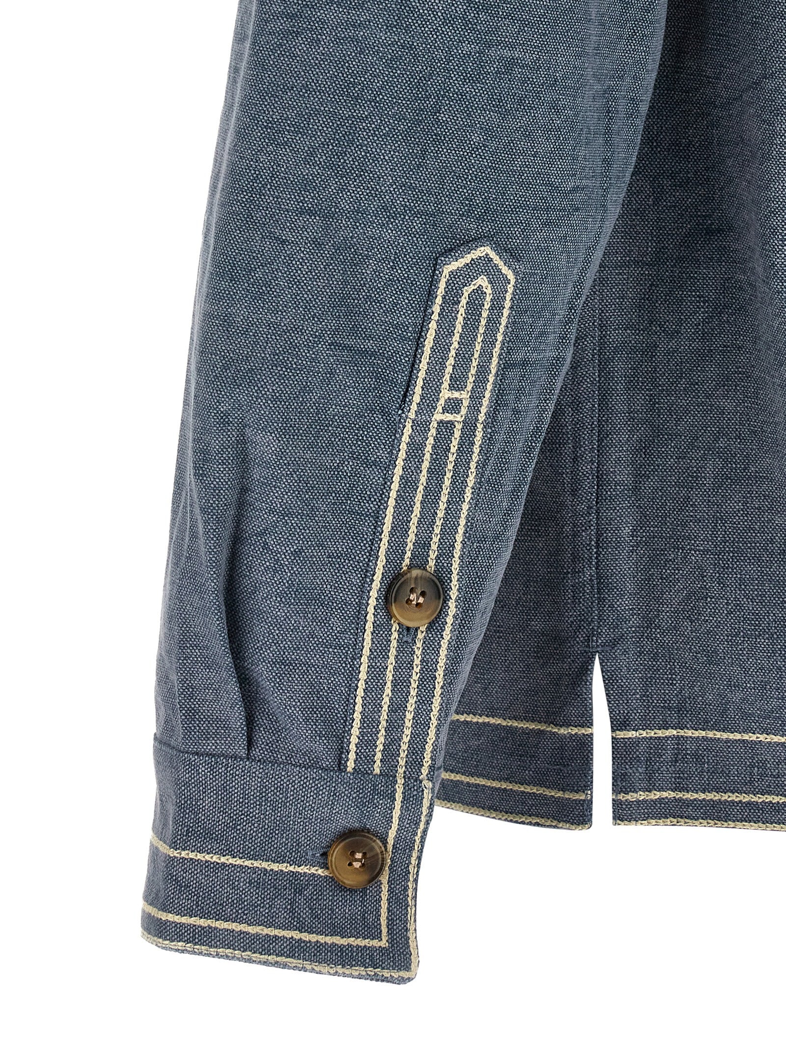 Isabel Marant Blaue Baumwollbluse