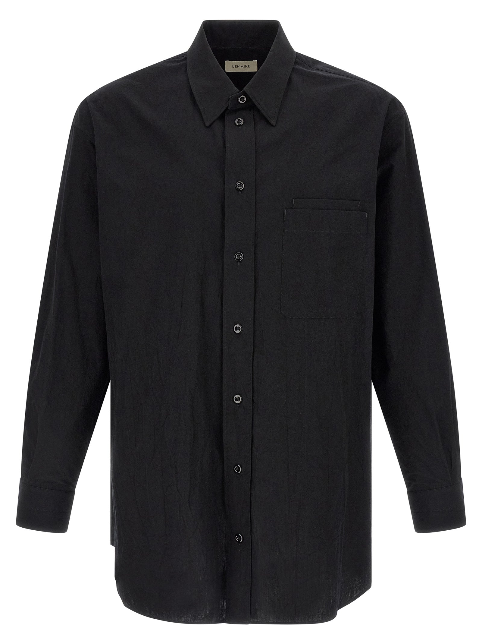 Lemaire Schwarze Baumwollbluse