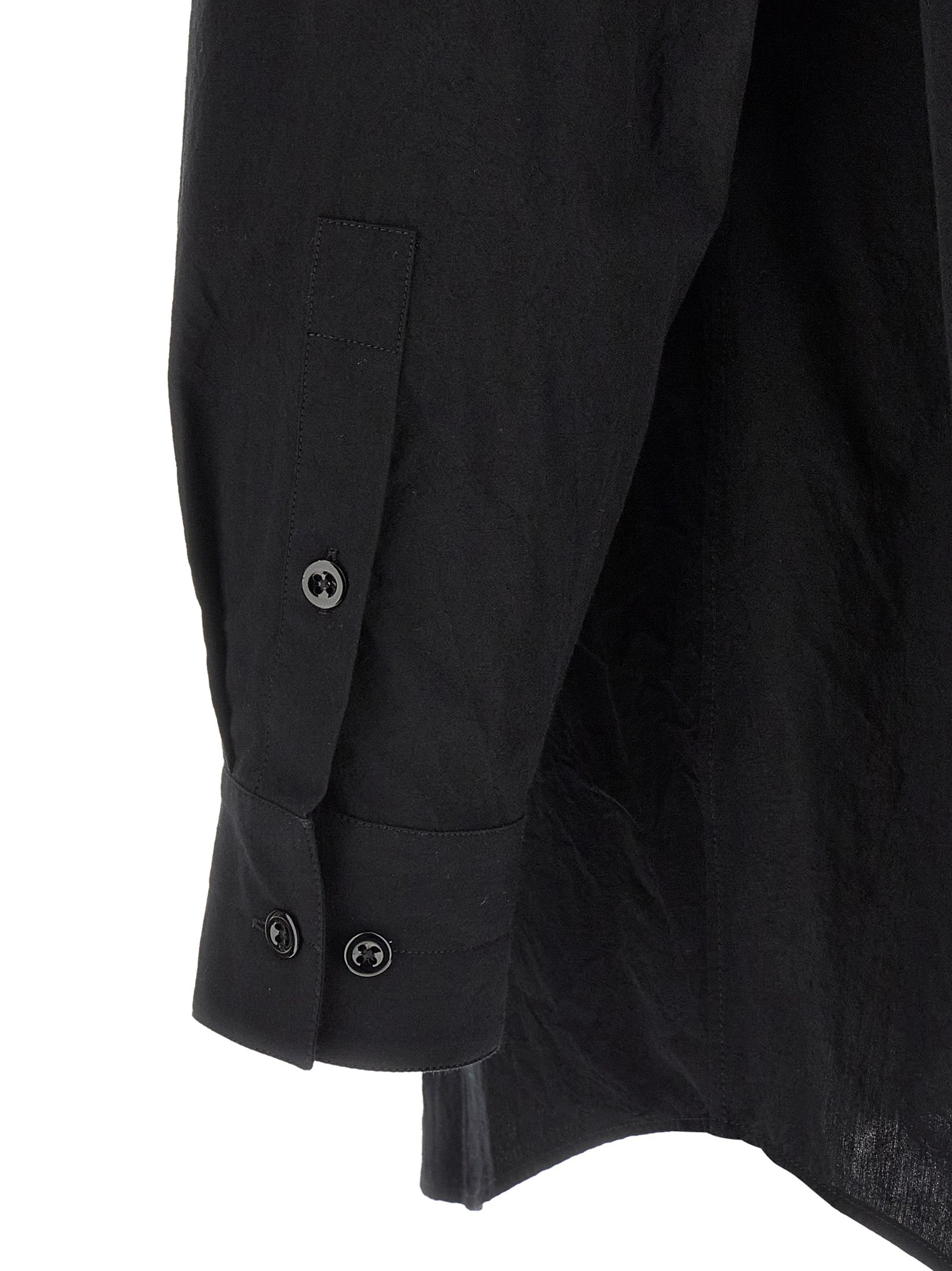 Lemaire Schwarze Baumwollbluse