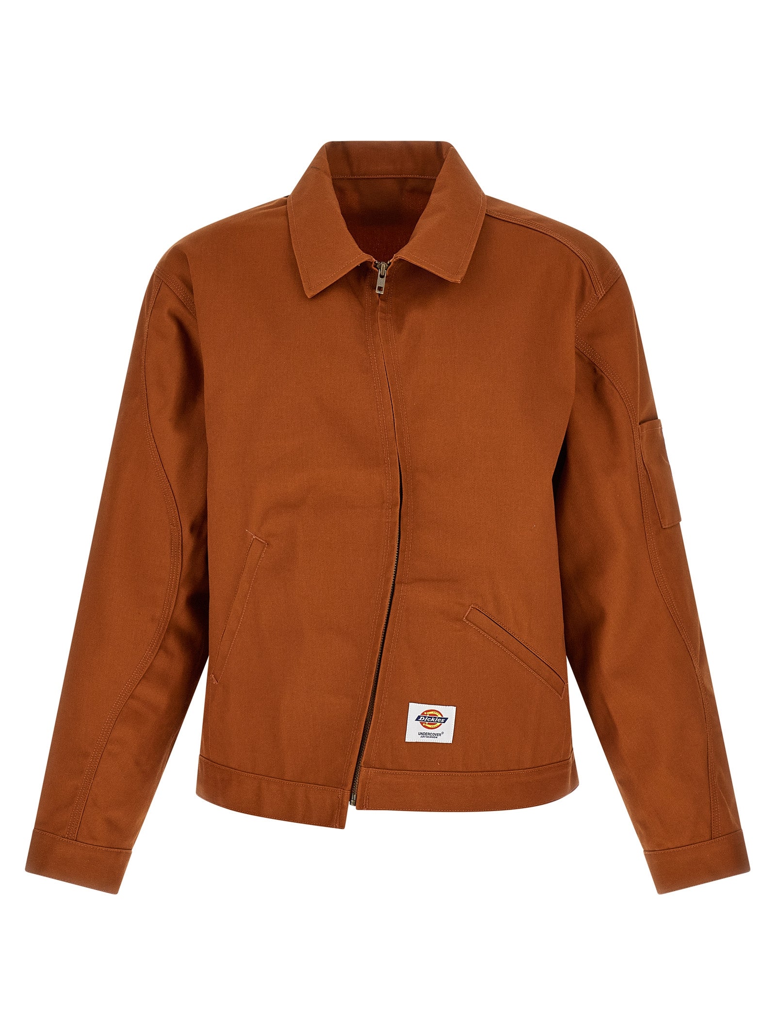 Undercover Braune Shell-Jacke aus Polyester