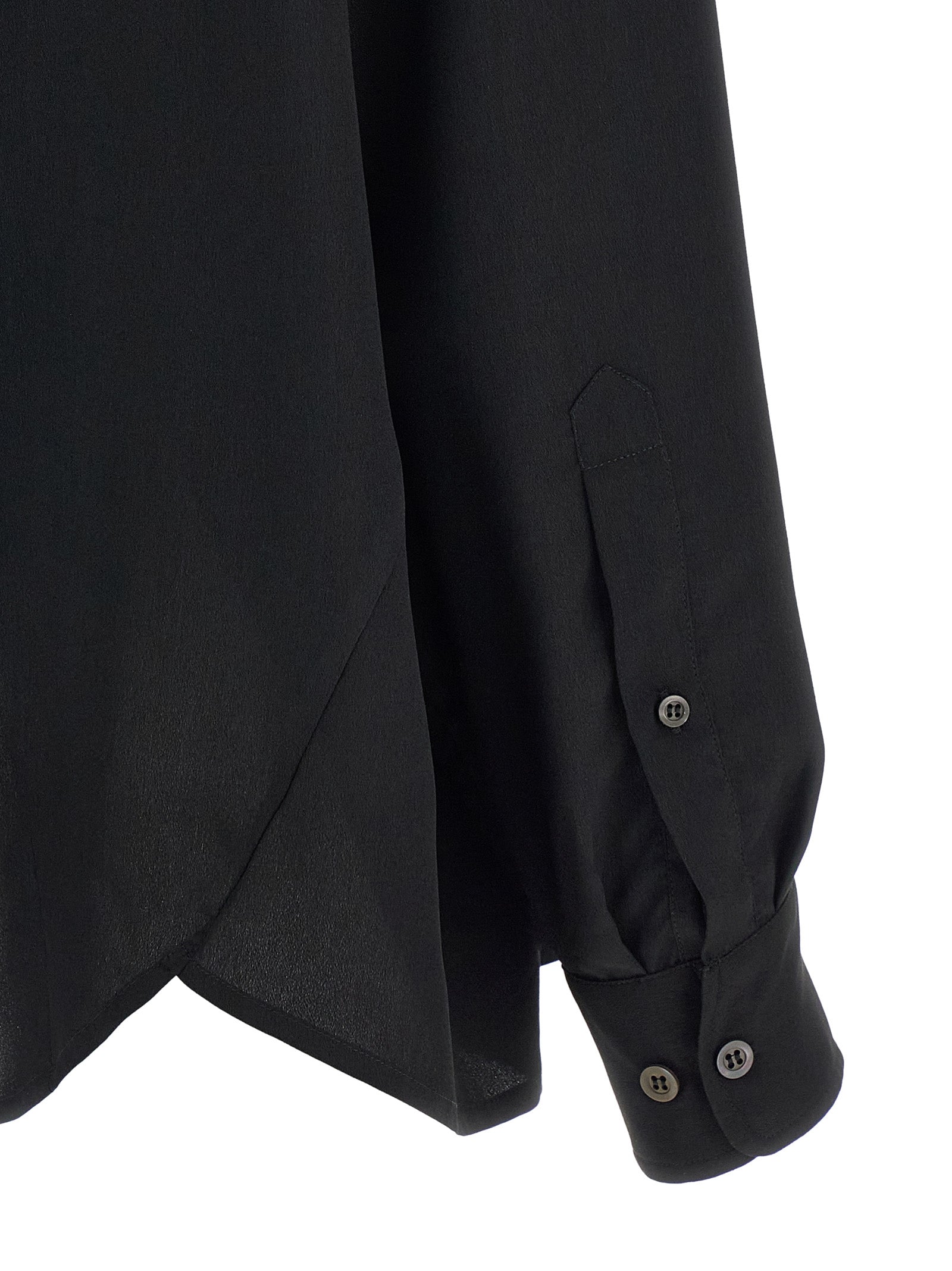 Dries Van Noten Schwarze Bluse aus Polyester