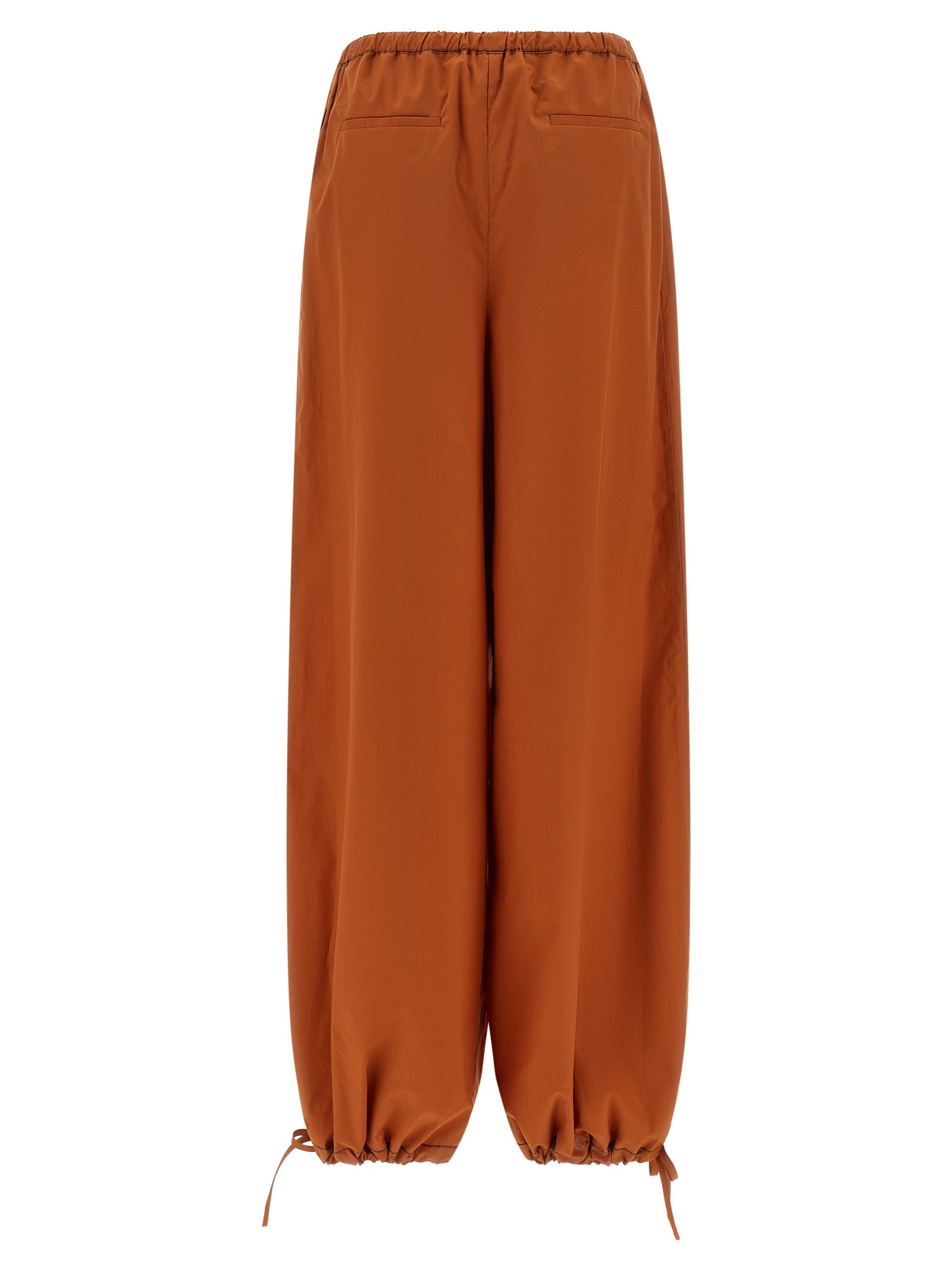 Marni Orange Baumwollhose für die Freizeit