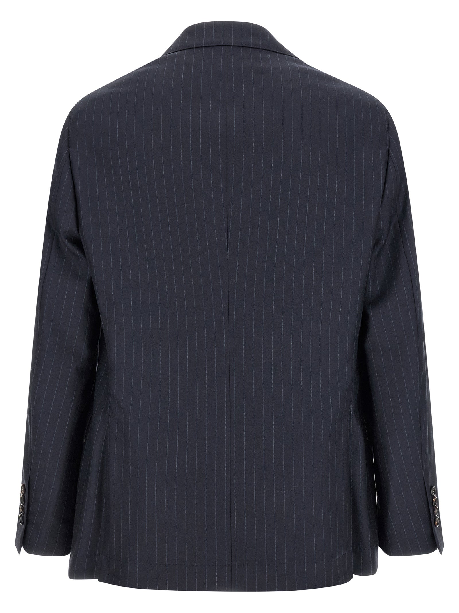 Brunello Cucinelli Blaues Sakko aus reiner Schurwolle