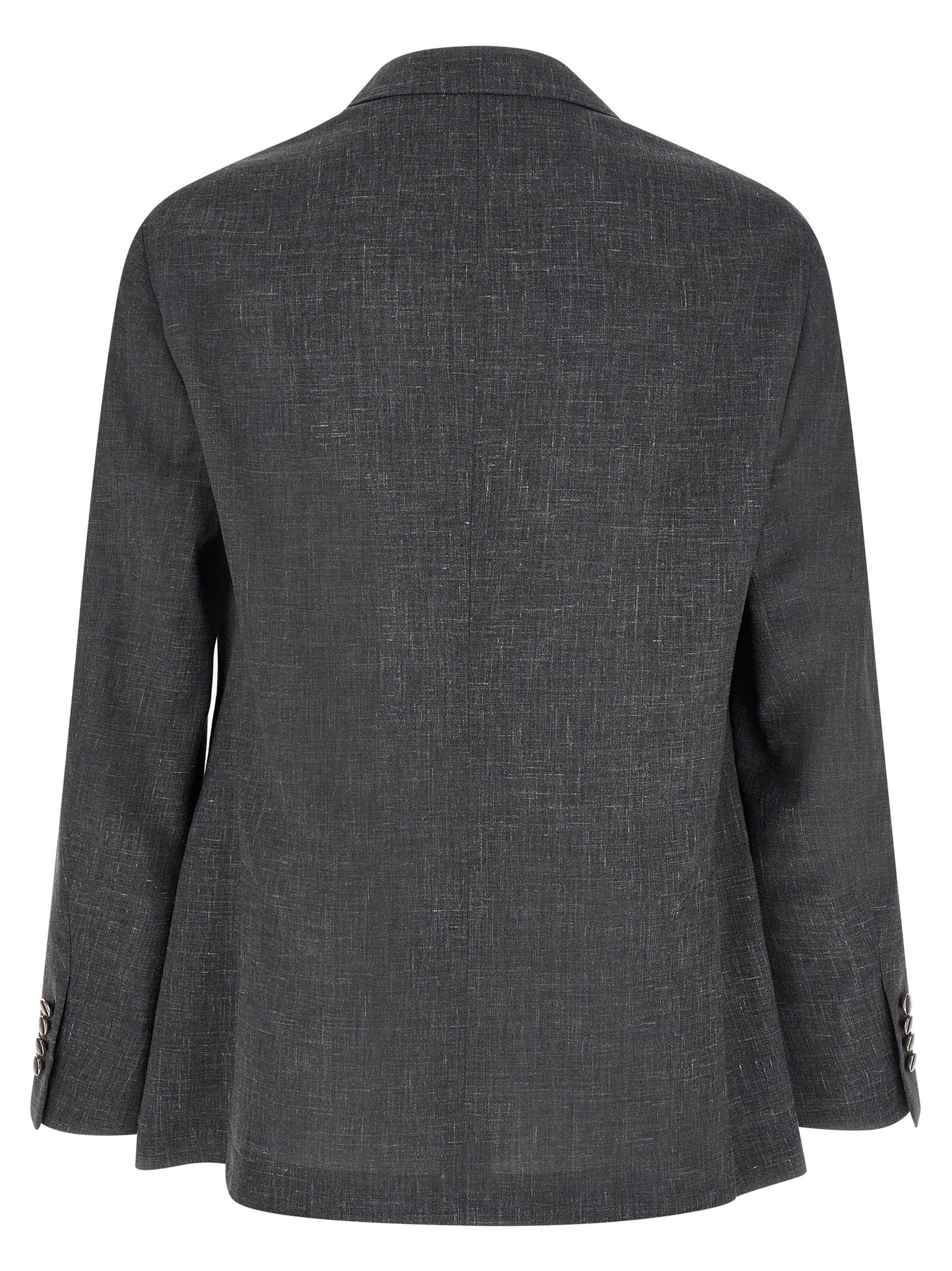 Brunello Cucinelli Grauer Wollblazer