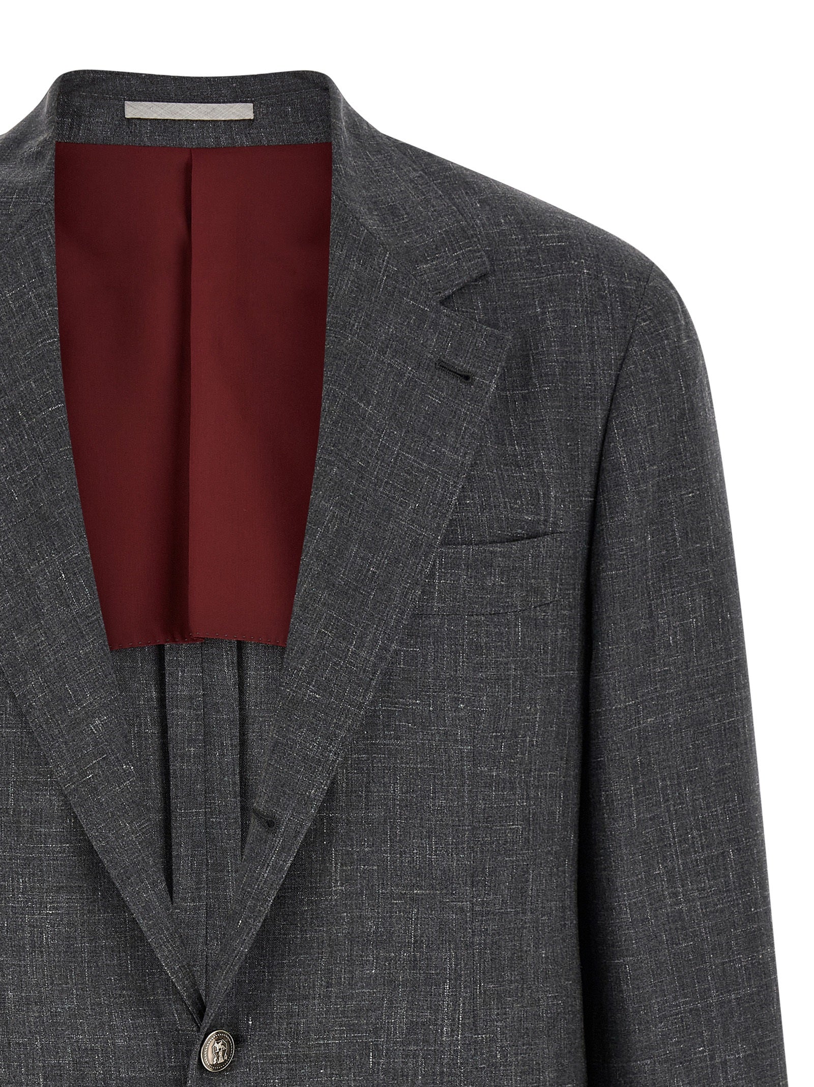 Brunello Cucinelli Grauer Wollblazer