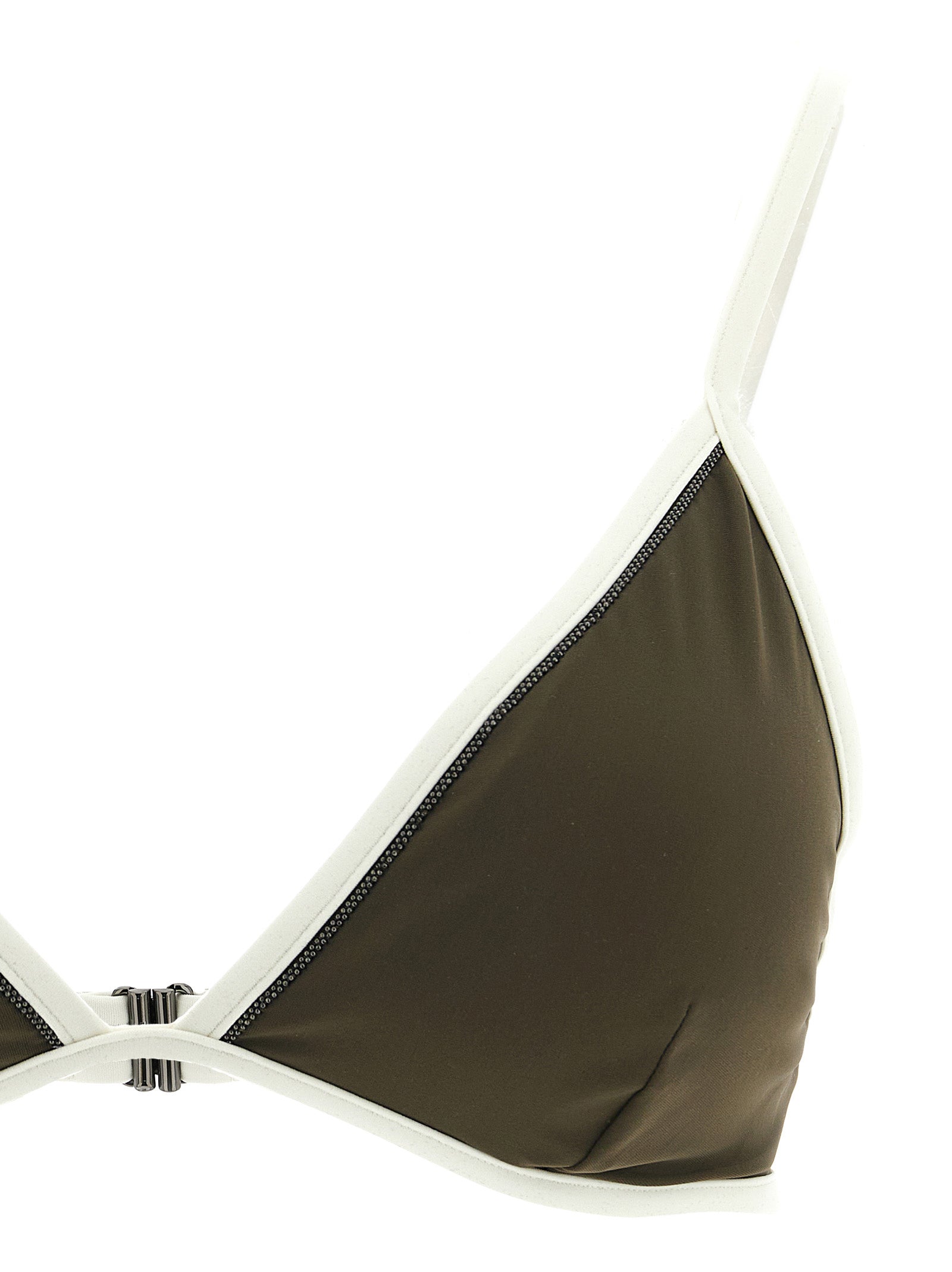 Brunello Cucinelli Grüner Polyamid-Bikini