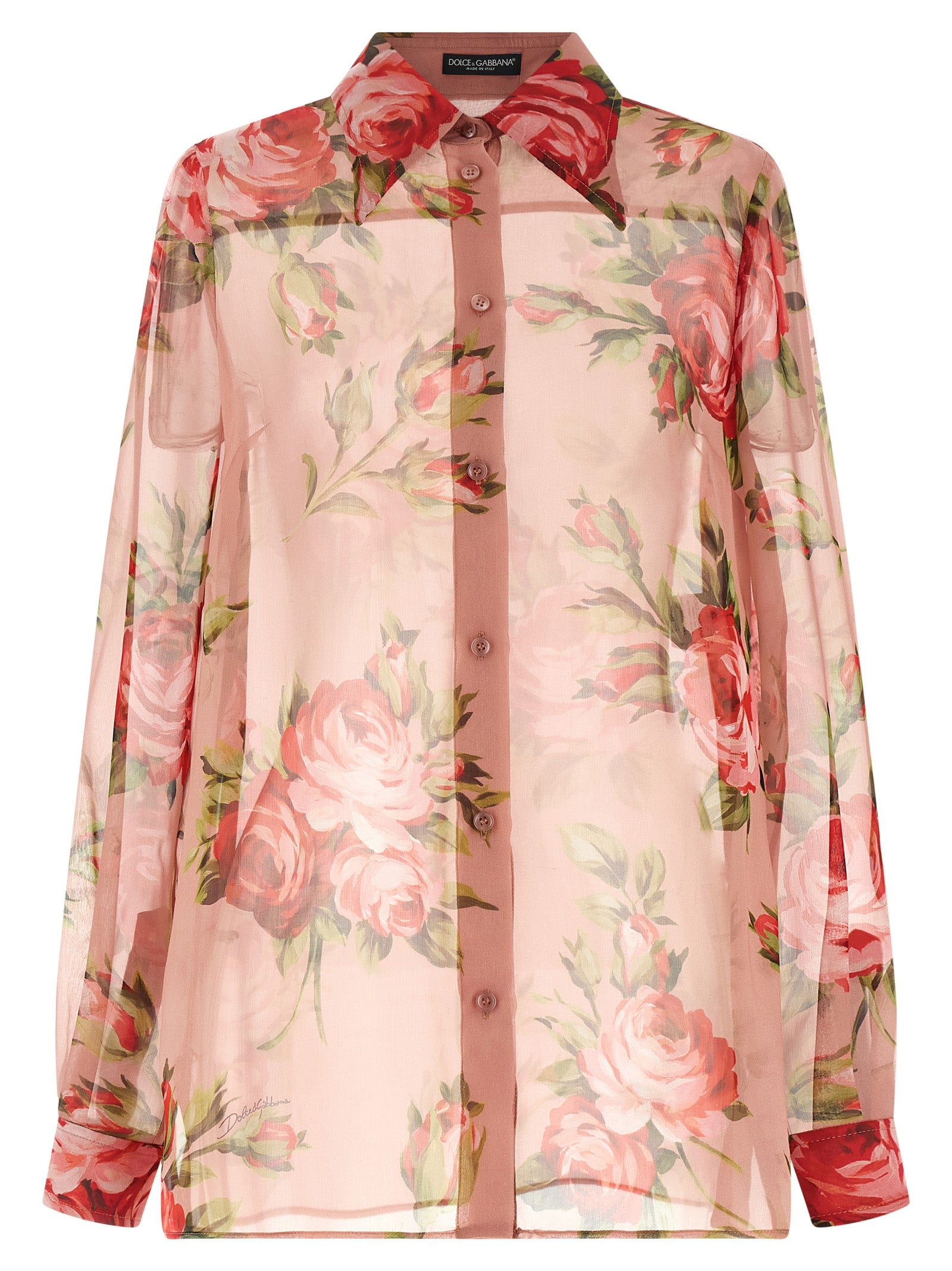 Dolce & Gabbana Mehrfarbige Seidenbluse