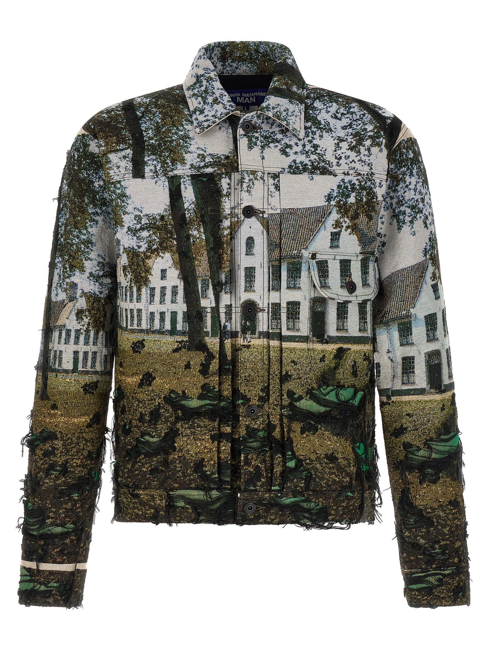 Junya Watanabe Mehrfarbige Polyesterjacke
