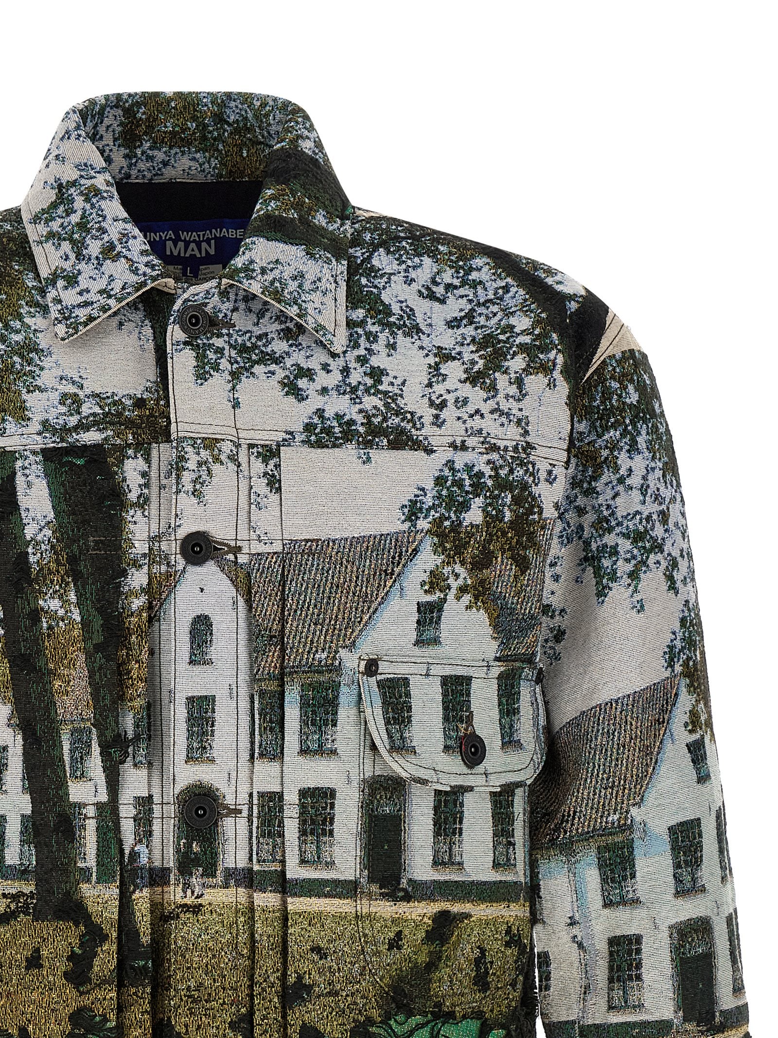 Junya Watanabe Mehrfarbige Polyesterjacke