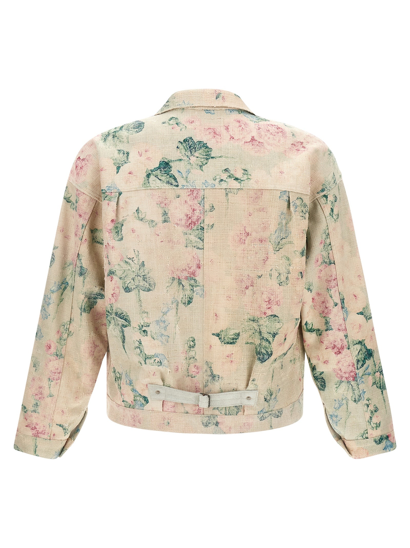 Junya Watanabe Mehrfarbige Jeansjacke aus Rayon