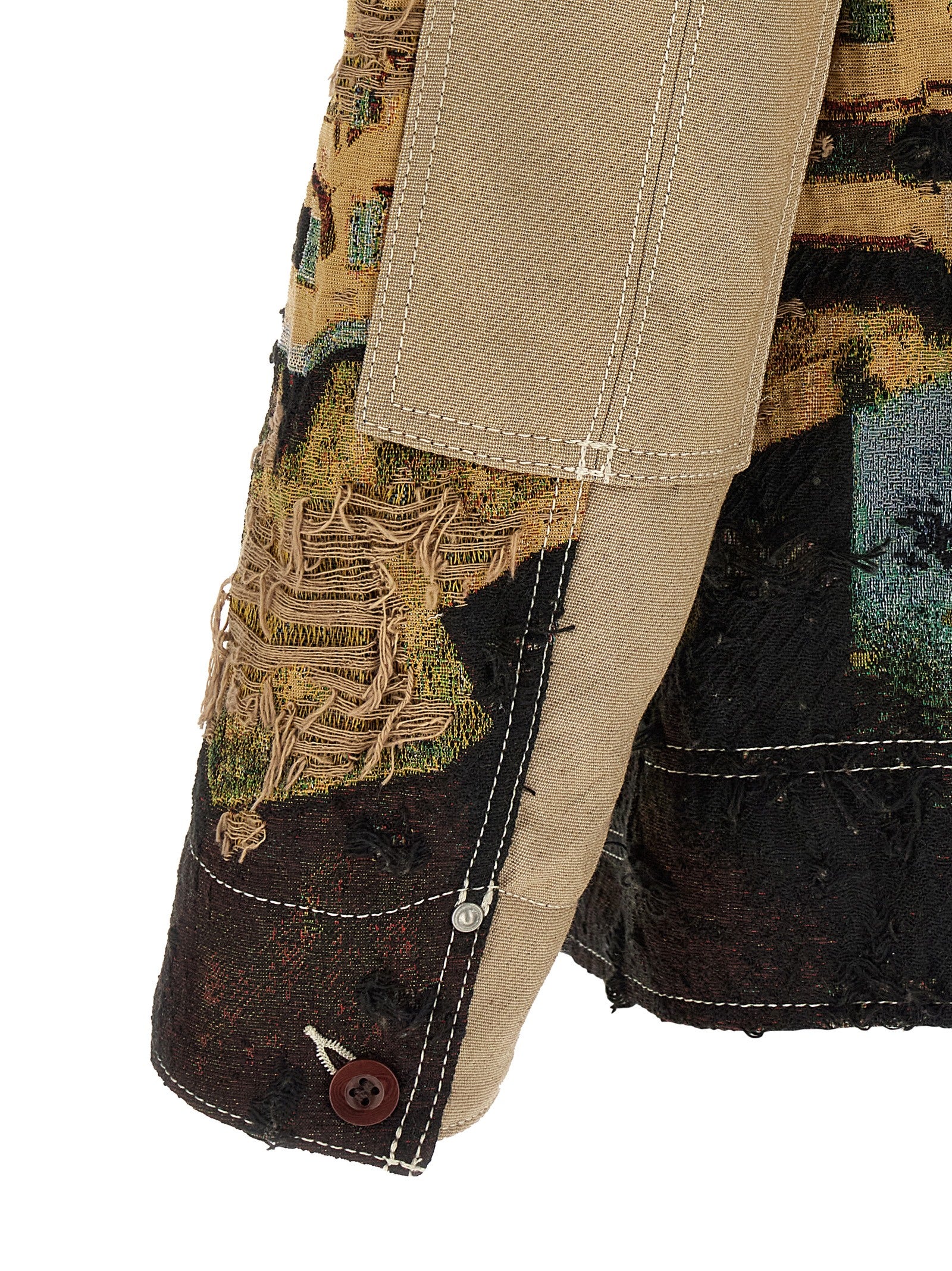Junya Watanabe Mehrfarbige Polyesterjacke