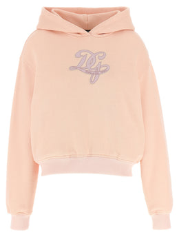 Dolce & Gabbana Mehrfarbige Baumwollkapuzenpullover