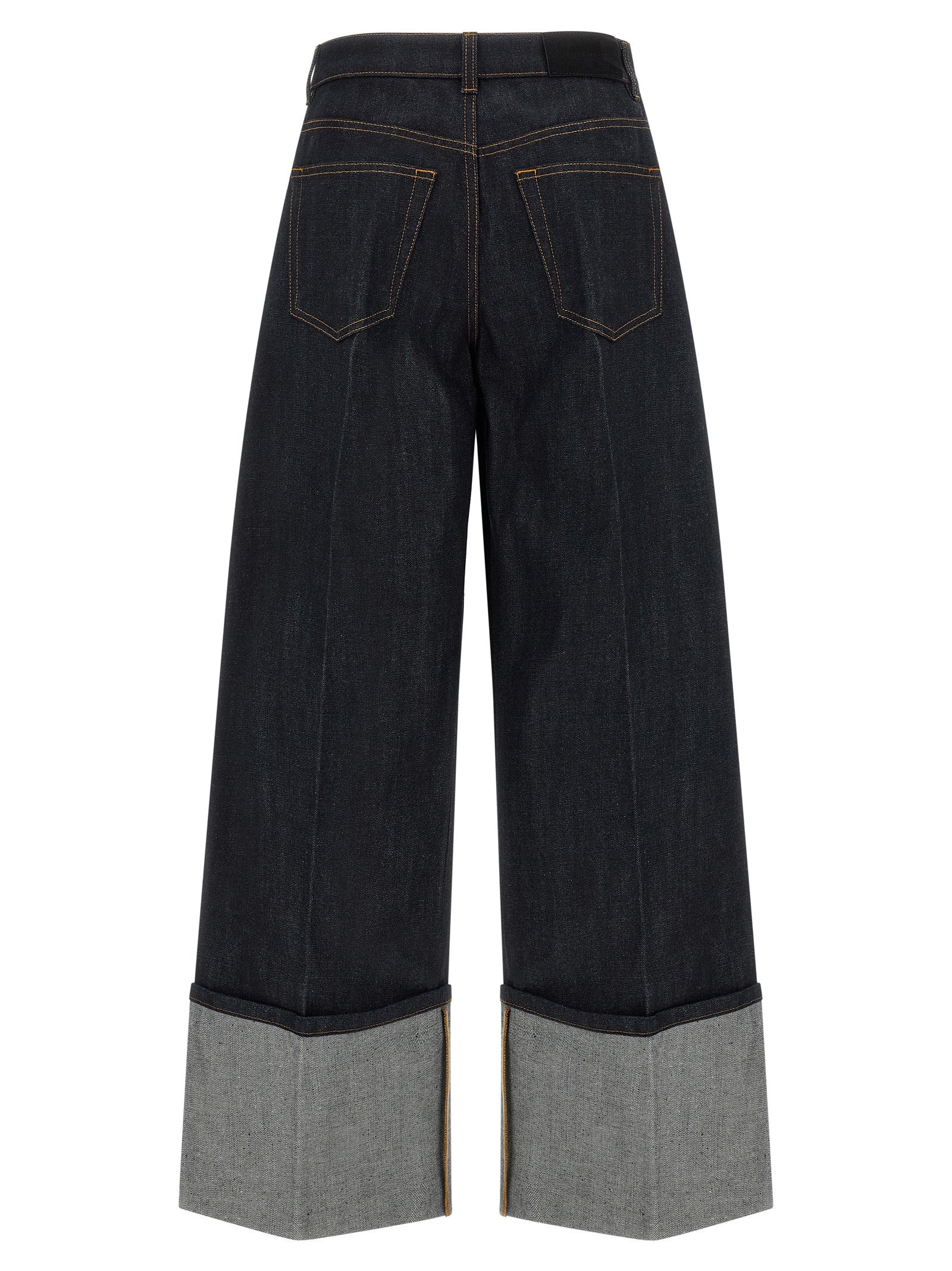 Givenchy Blaue Baumwoll-Jeans mit ausgestelltem Bein