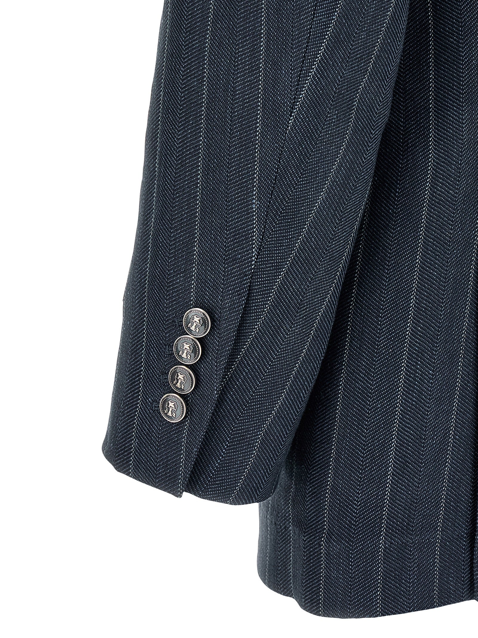 Brunello Cucinelli Blauer Hanf-Blazer