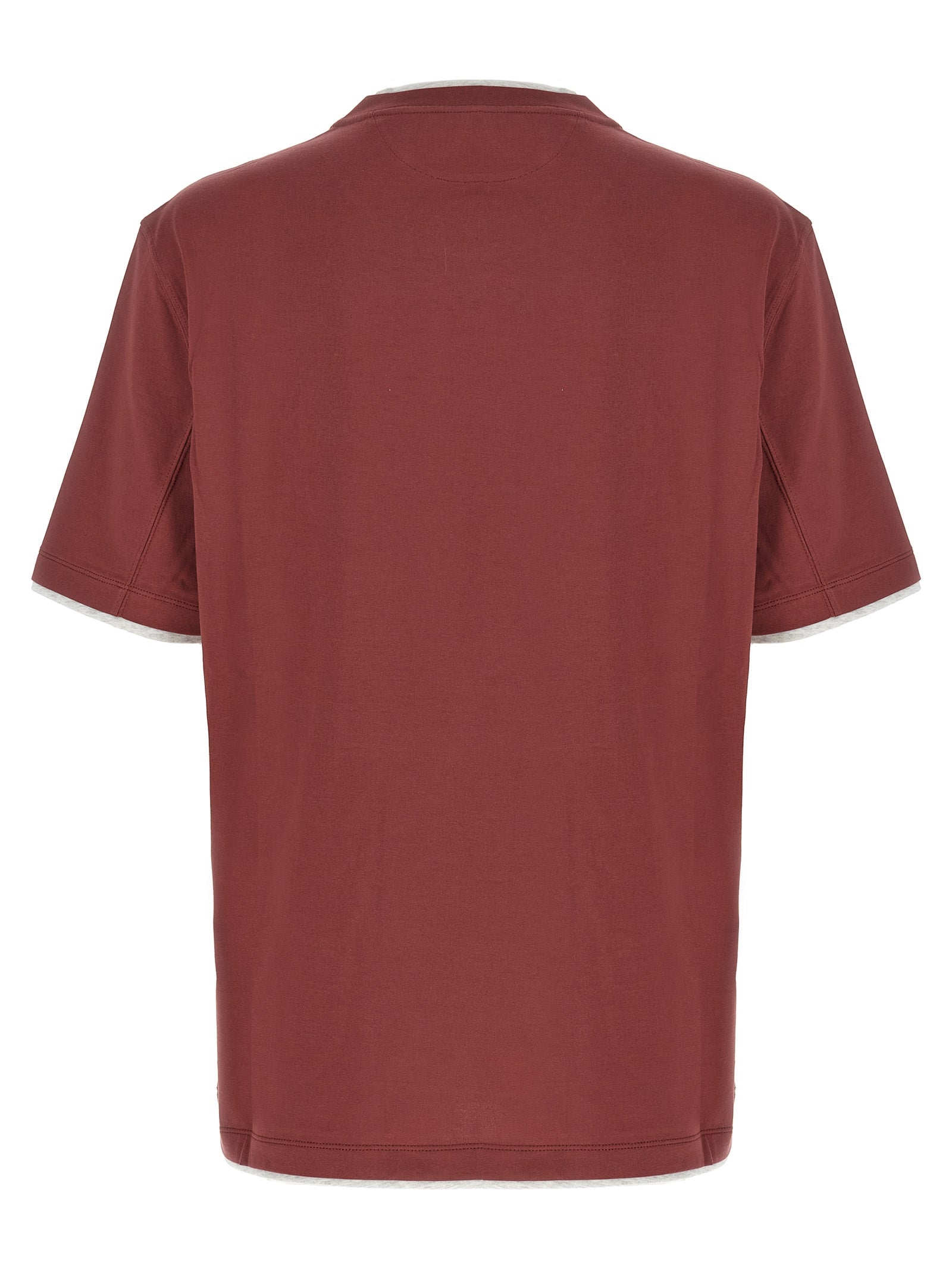 Brunello Cucinelli Mehrfarbiges Baumwoll-T-Shirt