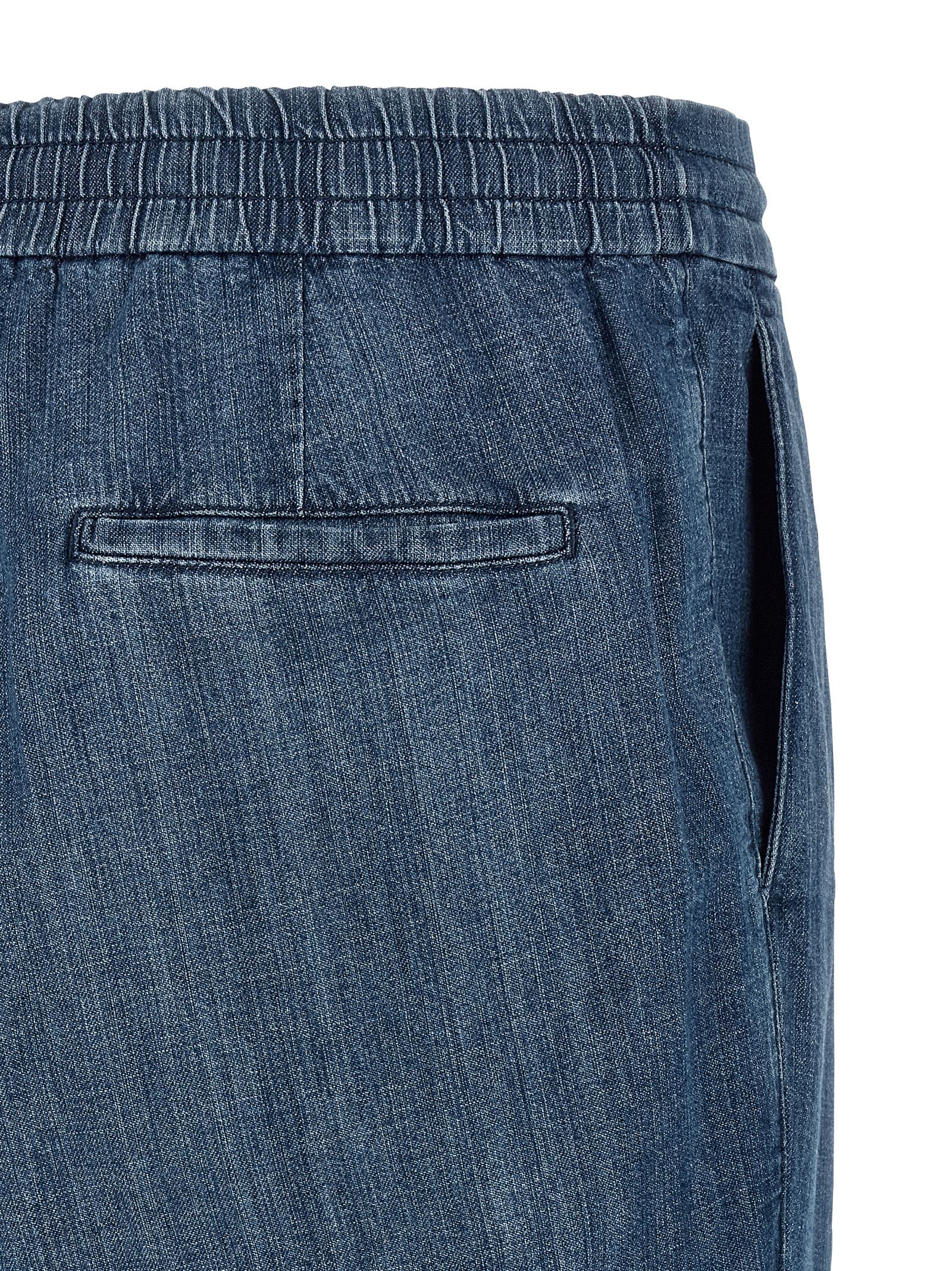 Brunello Cucinelli Blaue Baumwolljeans im Relaxed Fit