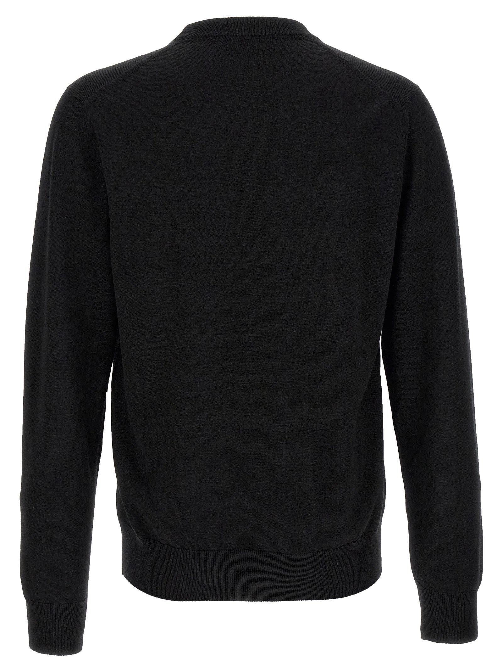 Dolce & Gabbana Schwarzer Cardigan aus Schurwolle