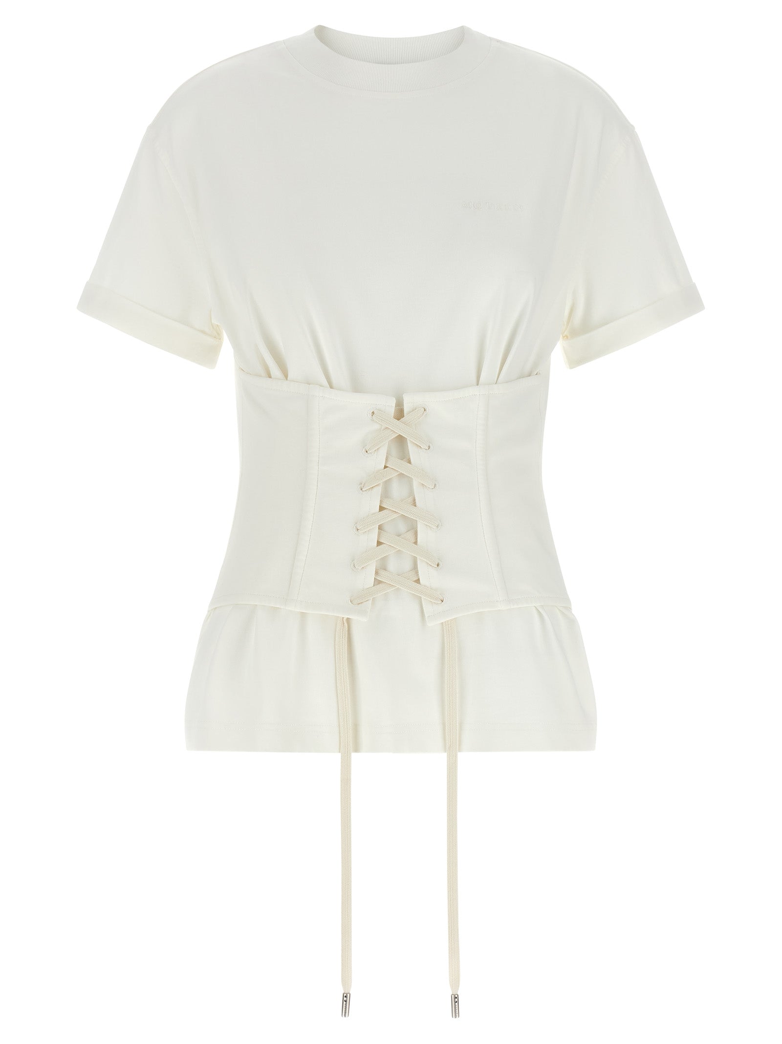 Alexander McQueen Weißes Baumwoll-T-Shirt