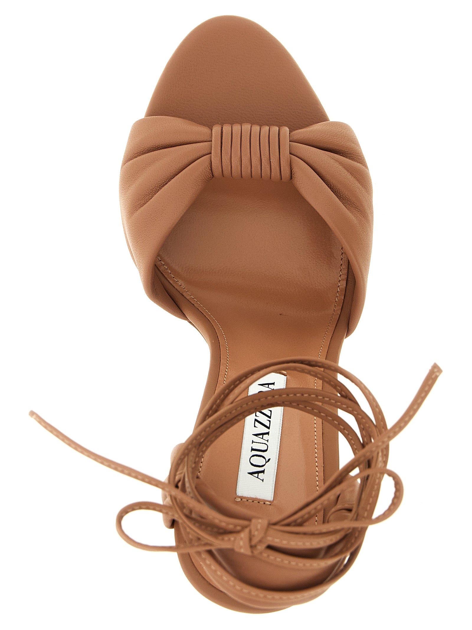 Aquazzura Mehrfarbige Stilettosandalen aus Lammleder